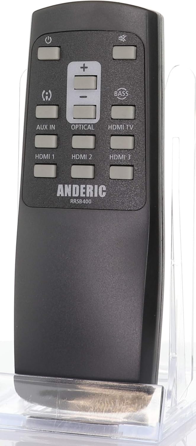 Anderic RRSB400 Replacement Sound Bar Remote Control for JBL SB400, SB200, SB100