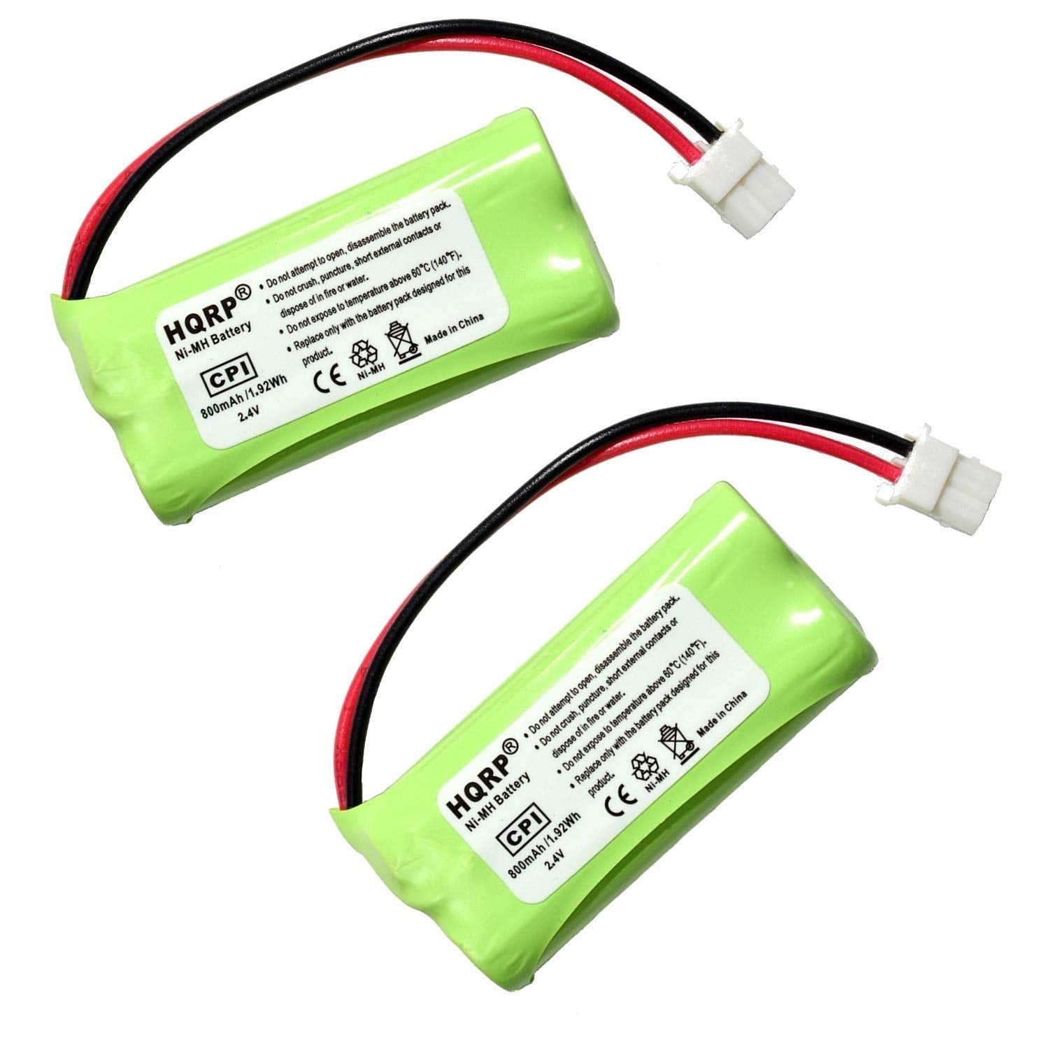 Hqrp Phone Battery 2 Pack Compatible With Vtech Cs6328 Cs6328 2 Cs6328 3 Cs6328 4 Cs6328 5 Cs6329 Cs6329 2 Cs6329 3 Cs6329 4 Cs6329 5 Ls6325 Ls6325 2 Ls6325 3 Ls6325 4 Ls6325 5 Cordless Telephone