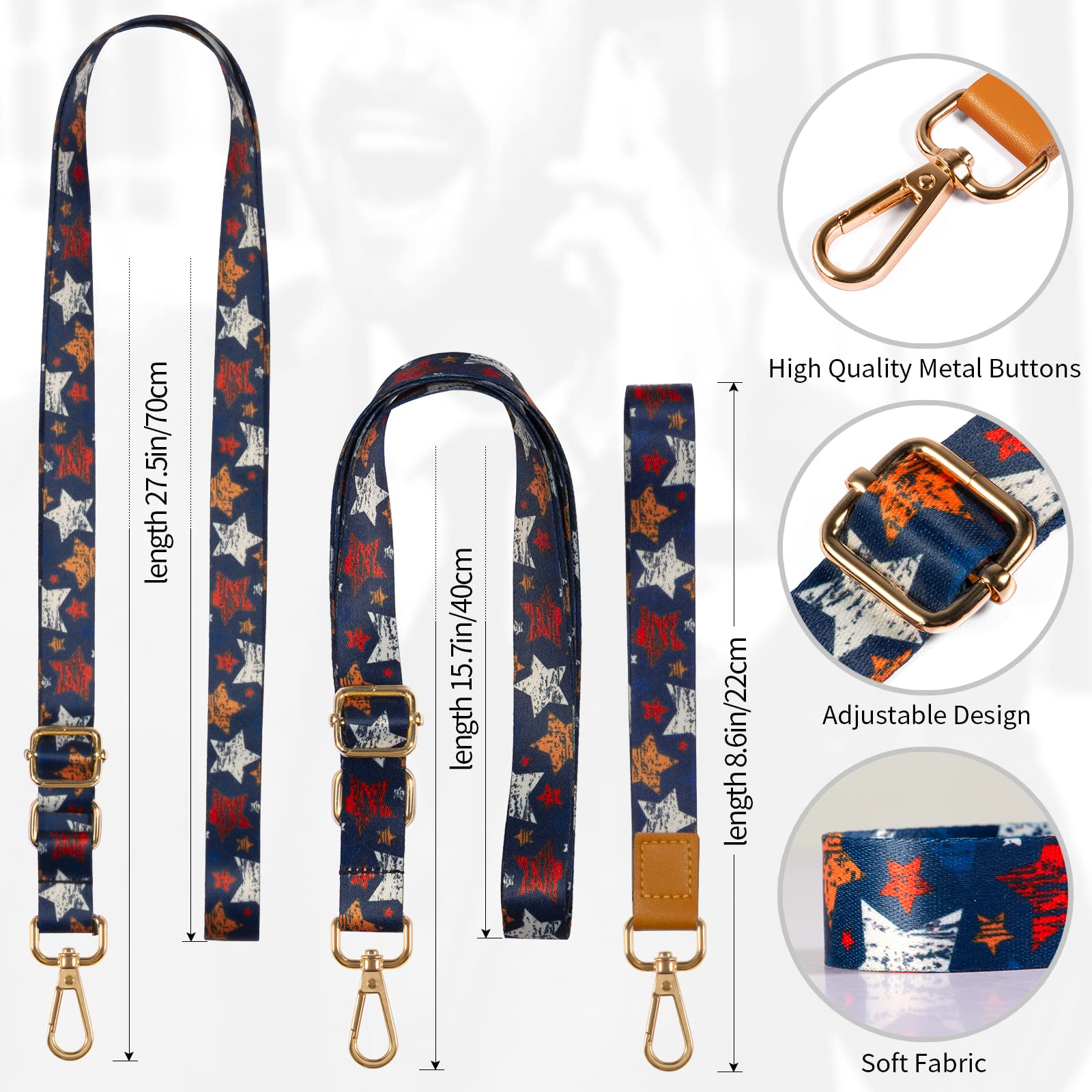 Dutyway Phone Lanyards, Wrist Lanyards For Keys, Adjustable Shoulder Neck Strap,Universal Crossbody Cell Phone Lanyard For Iphon