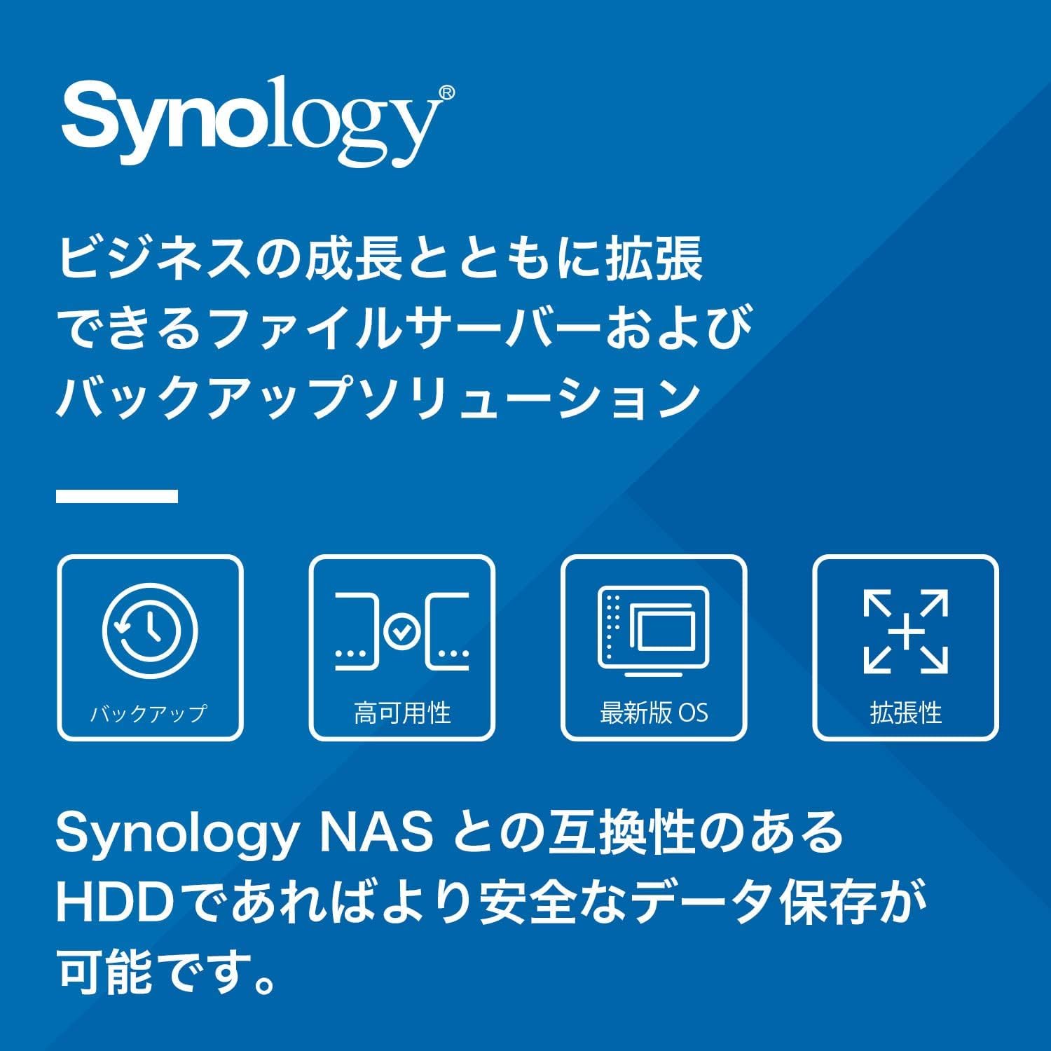 Synology Hat3300-6T [6Tb 3.5 Sata 5,400 Rpm/Nas Grade Hdd (Mttf1 Million Hours) / 3 Year Warranty] Domestic Authorized Dealer Fi