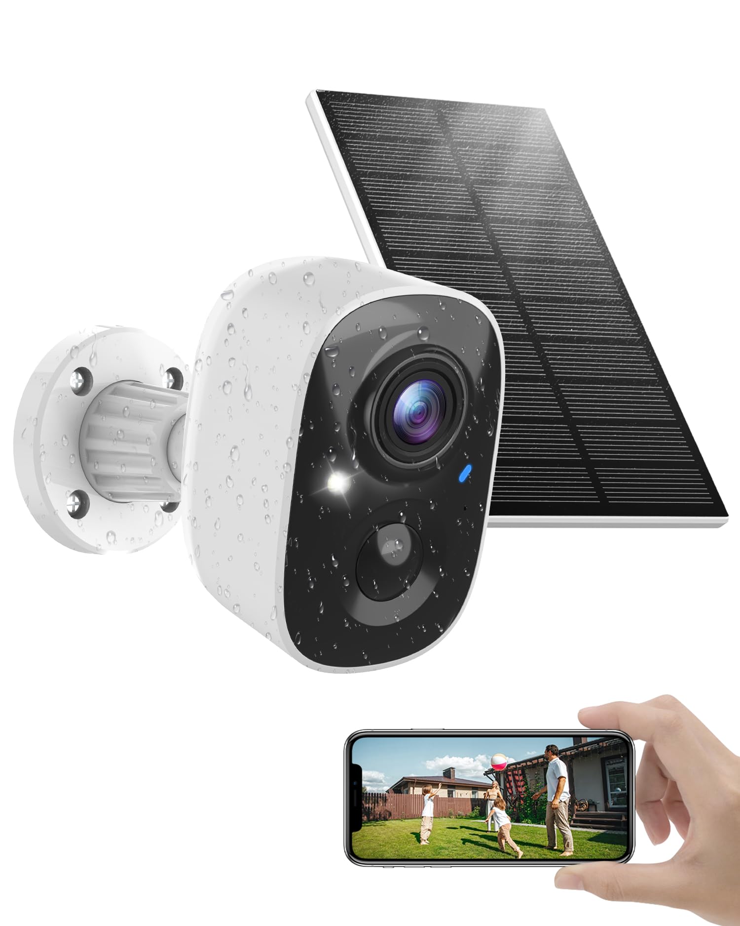 Maxiviz Solar Security Camera Wireless Outdoor, 1080P Cameras For Home Security Outside With Ai Motion Detection, Color Night Vi
