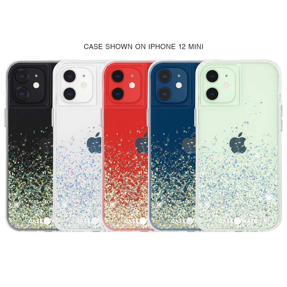 Case Mate   Twinkle Ombre   Case For Iphone 12 Mini (5G)   10 Ft Drop Protection   5.4 Inch   Stardust