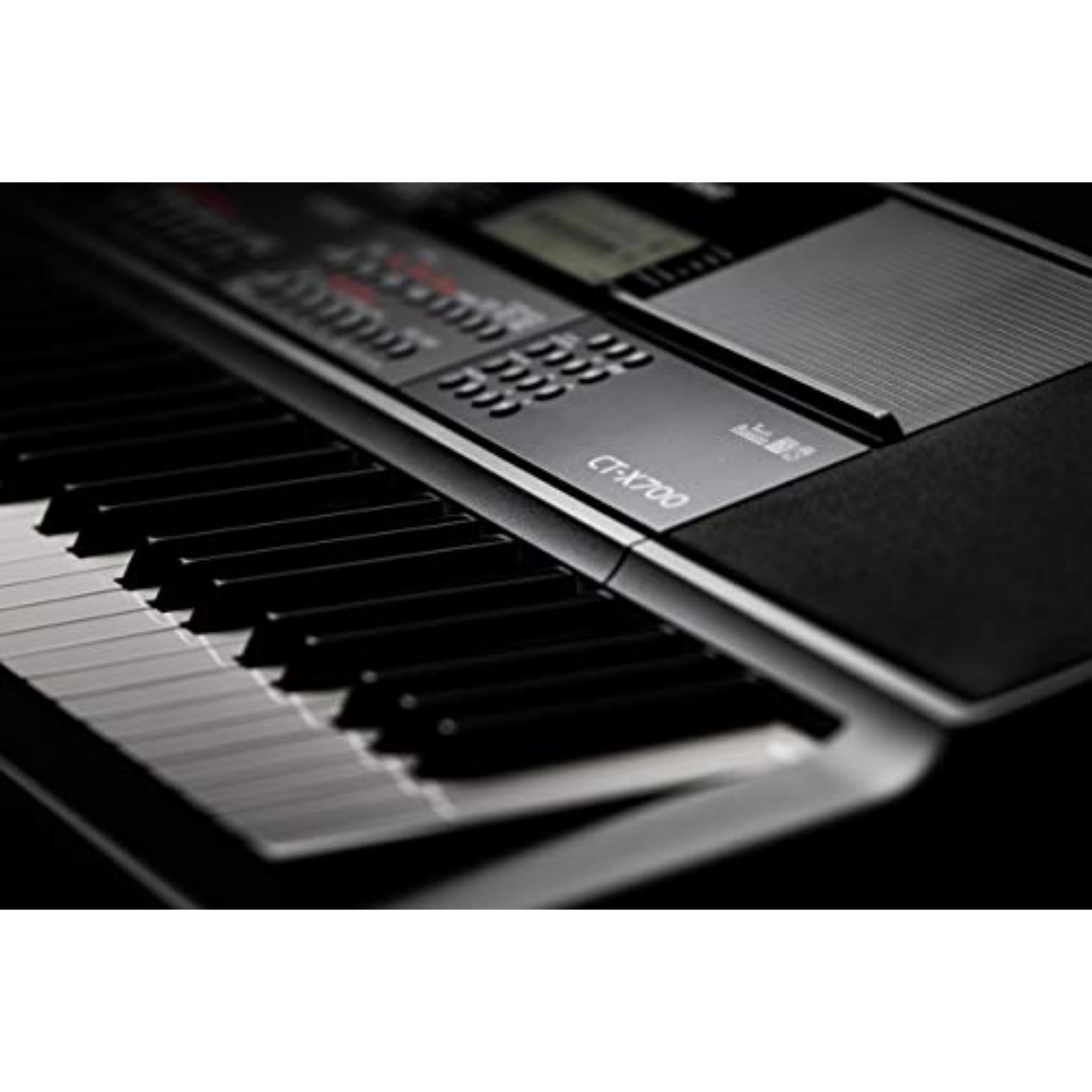 Casio Ct X700 61 Key Portable Keyboard, Black