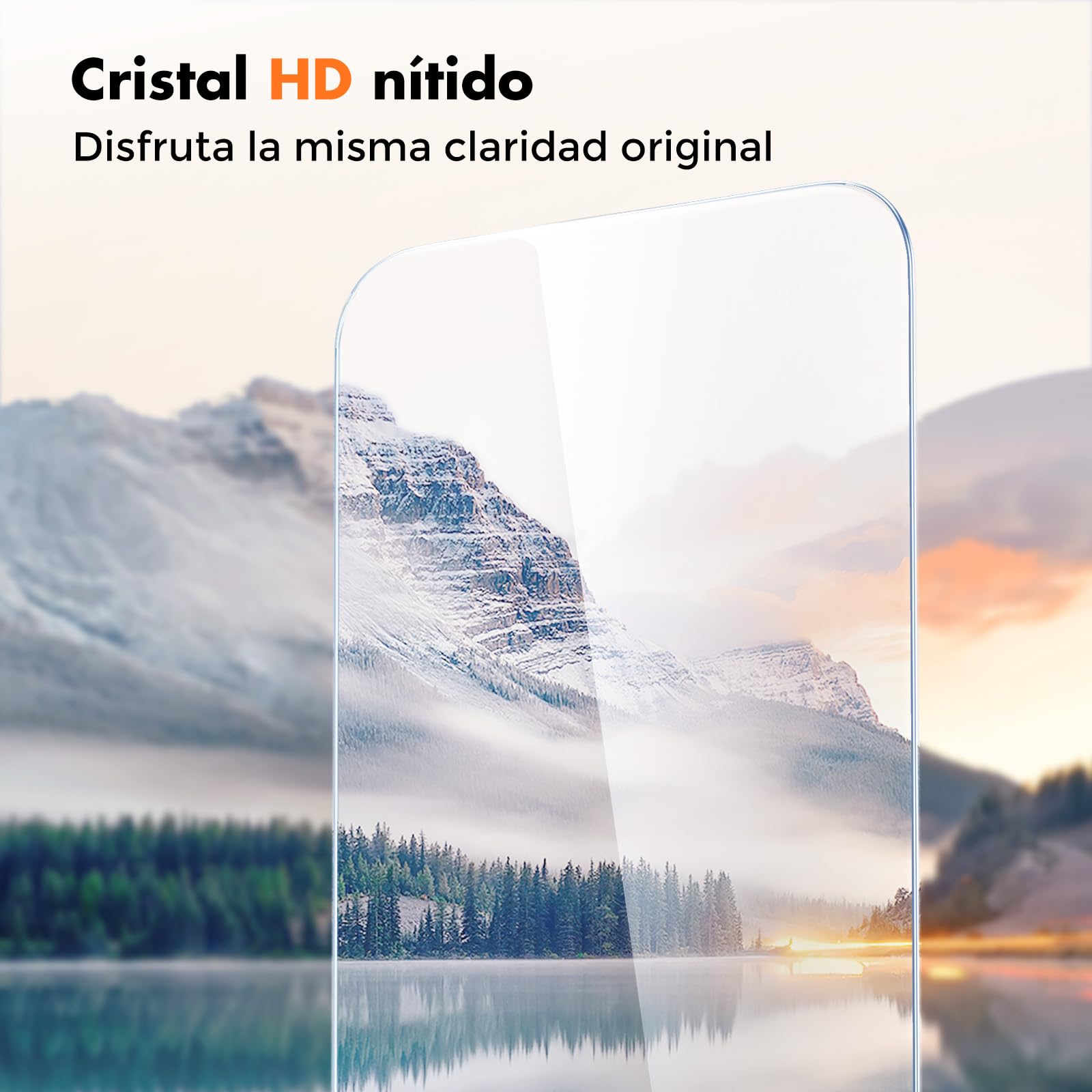 Unbreakcable Tempered Glass Screen Protector For Iphone 15 Pro [Easy Installation Frame] [9H Hardness] [99.99% Hd Clear][Bubble