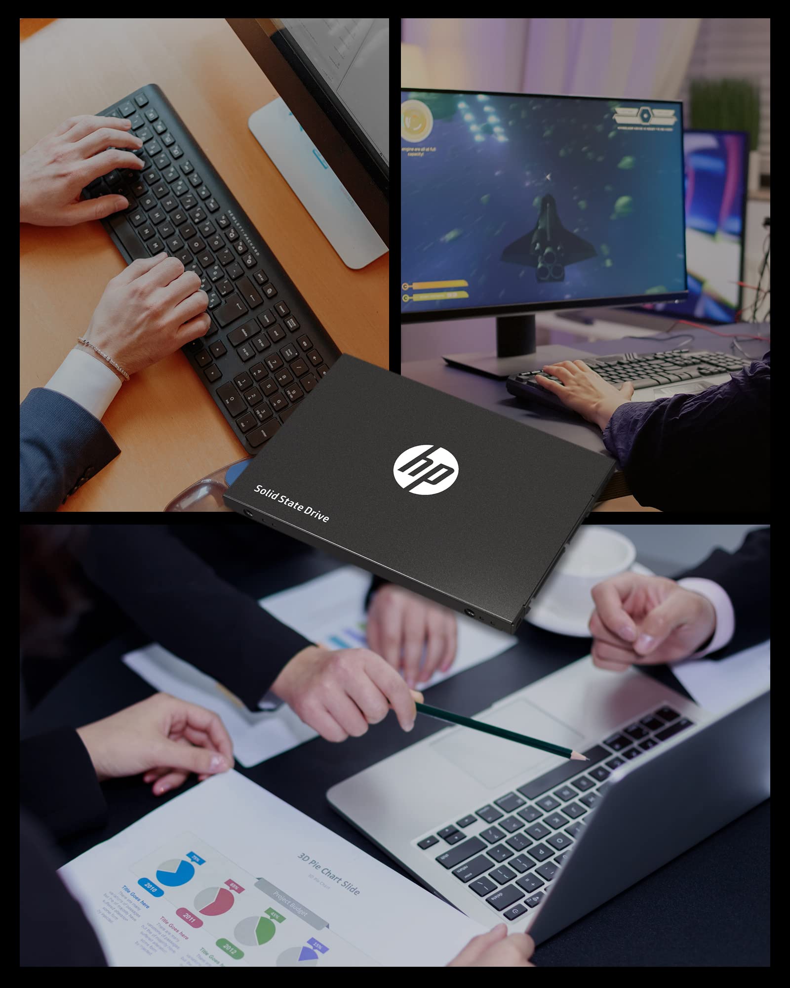 Hp Ssd S700 Series 120Gb 2.5 Inch Sata3 Solid State Drive, Bulk (3D Tlc)