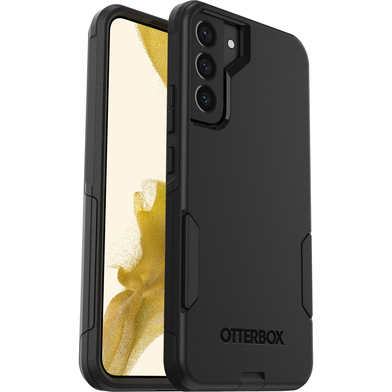 Otterbox Galaxy S22+ Commuter Series Case   Black, Slim & Tough, Pocket Friendly, With Port Protection