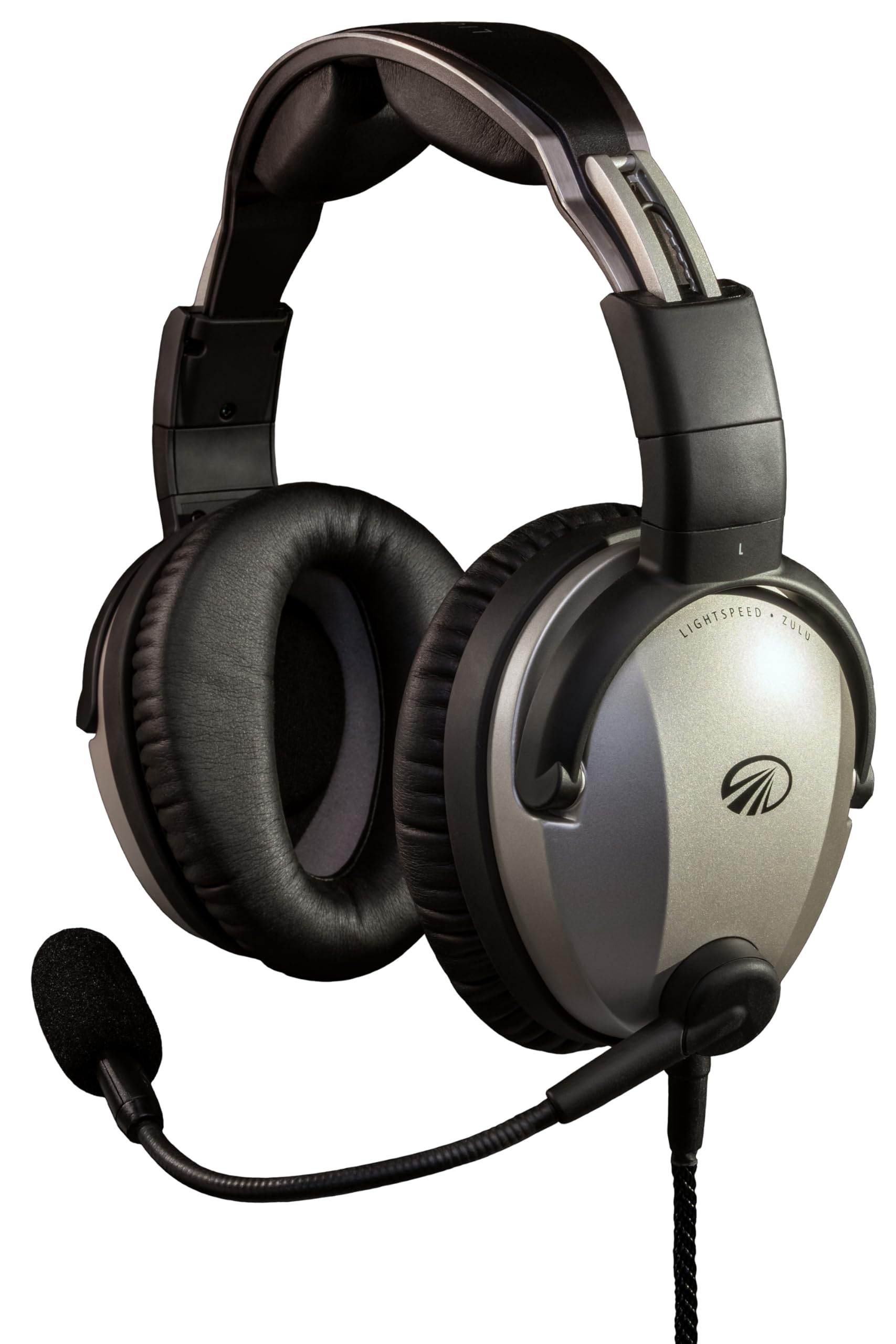 Lightspeed Zulu 3 Premium Anr Aviation Headset With Noise Cancelling And Bluetooth (Ga Dual Plugs)