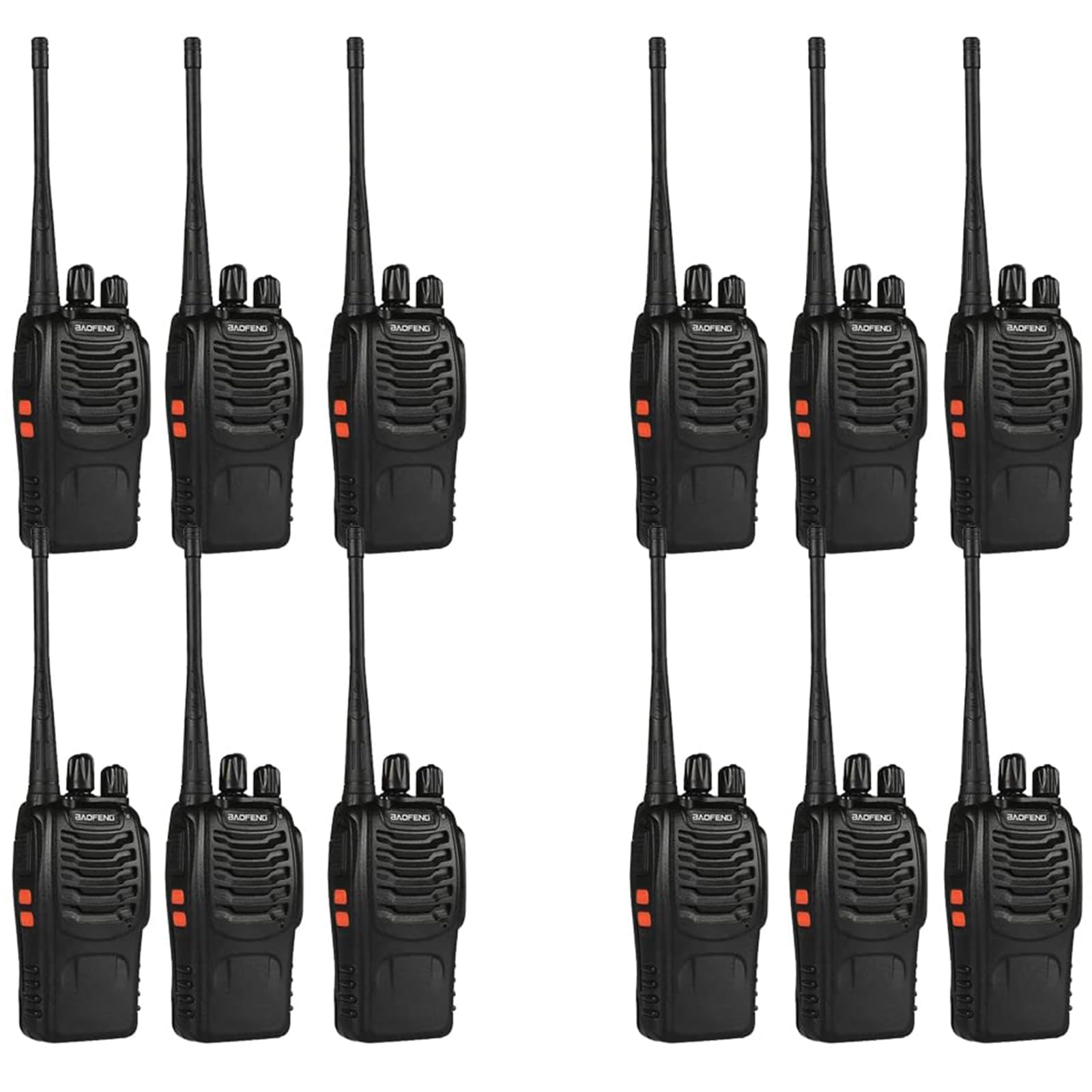 Baofeng Bf 888S Walkie Talkies For Adults Long Range Handheld Two Way Radios Rechargeable With Earpiece Mic,16 Channel Walky Tal