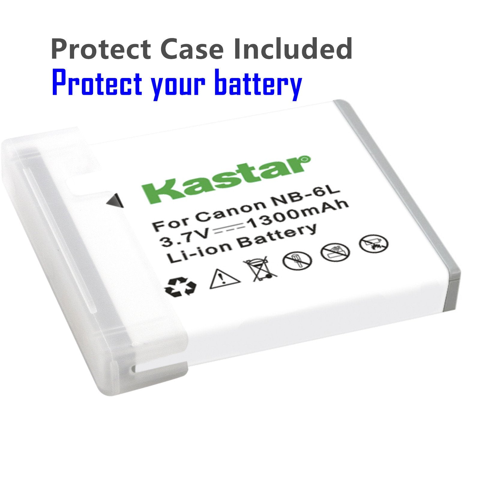 Kastar Battery (X2) & Lcd Slim Usb Charger For Canon Nb-6L And Powershot Sx710 Hs Sx530 Hs Sx520 Hs Sx510 Hs Sx500 Is Sx700Sx280