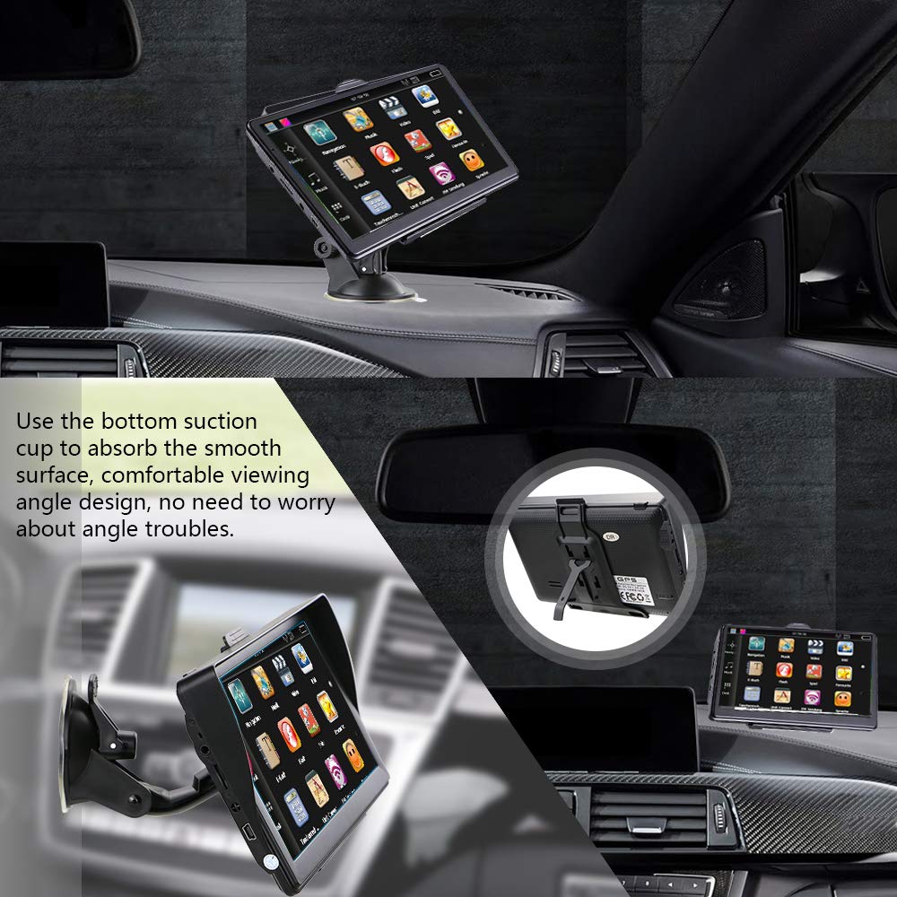 Gps Navigation For Car , Latest 2023 Map,7 Inch Touch Screen Real Voice Spoken Turn By Turn Direction Reminding Navigation Syste