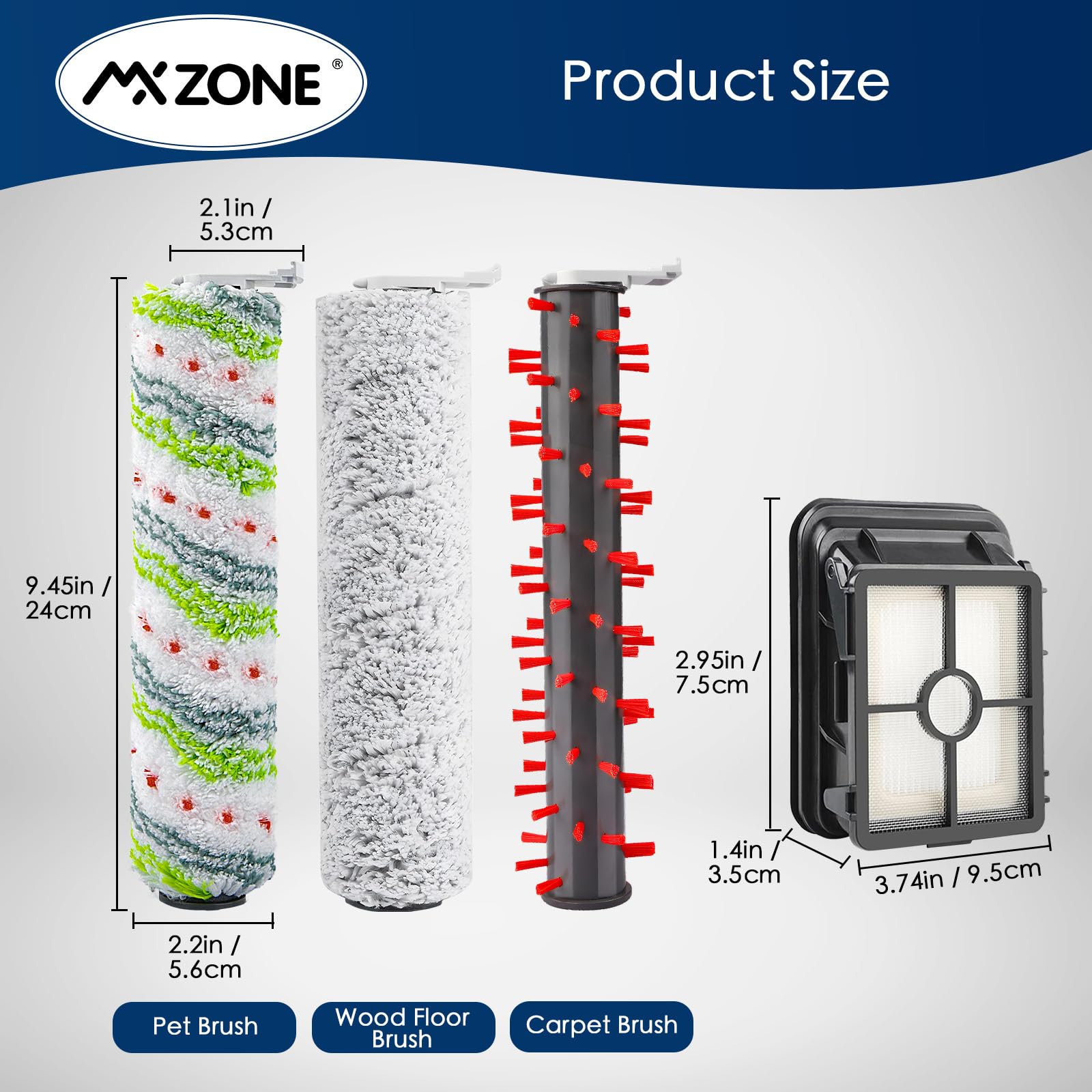 2554A 2590 Crosswave  Replacement Parts For Bissell Crosswave Cordless Max 2593 2596 2597 Roller Brush Replacement For Hydrostea