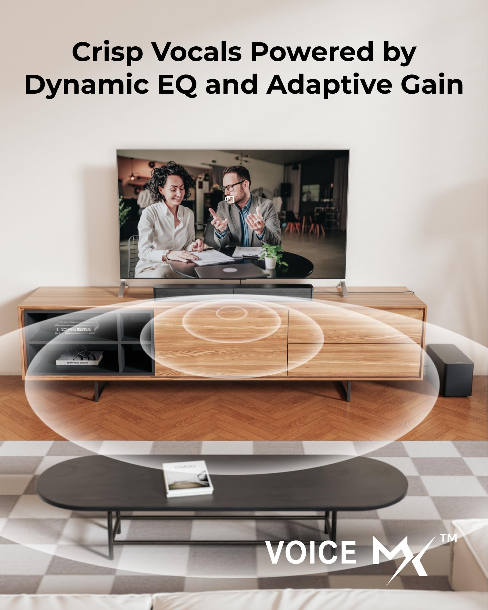 Ultimea 5.1Ch Soundbar With Dolby Atmos, Sound Bar With Subwoofer For Smart Tv, Bassmx And Voicemx Tech, Home Theater Surround S