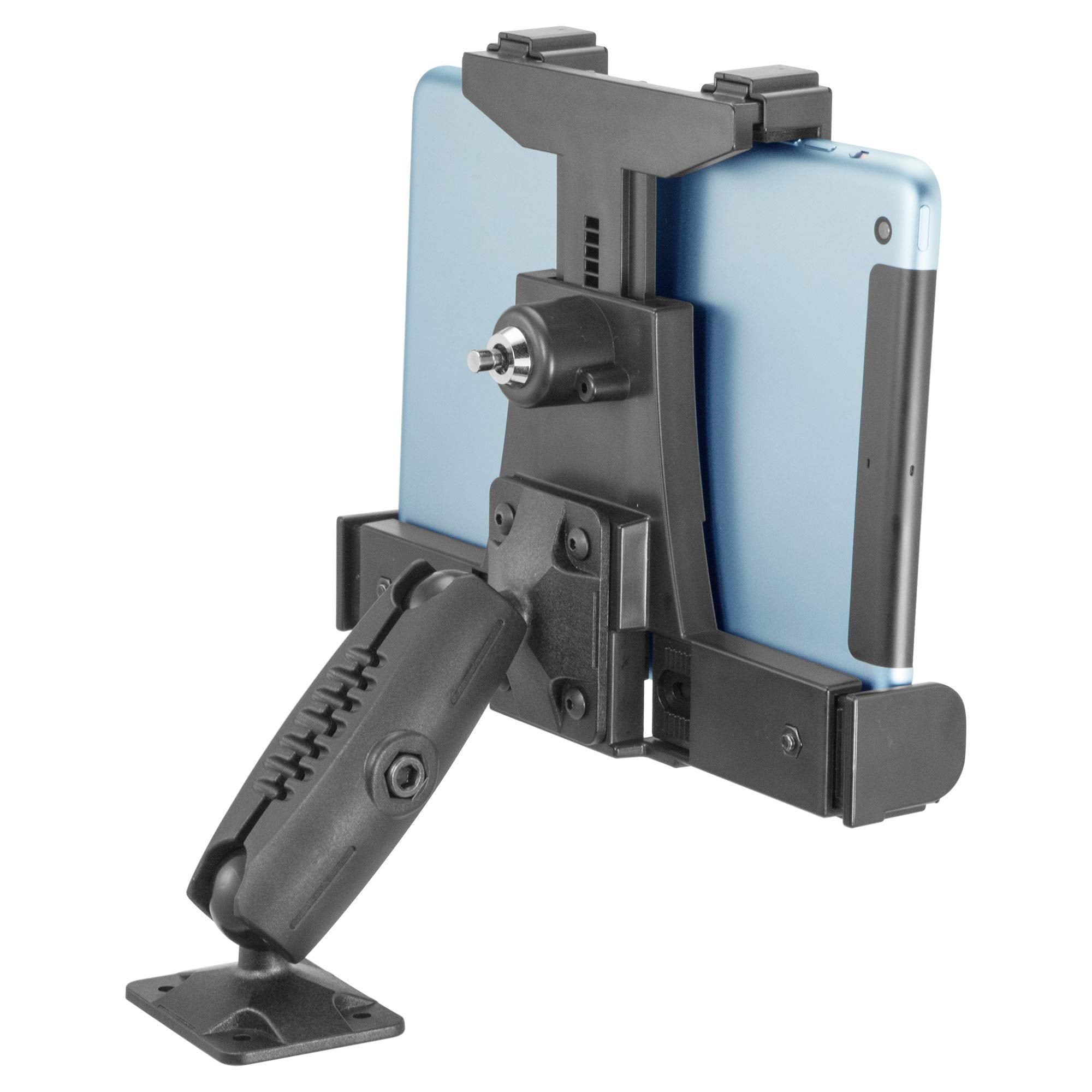 iBOLT TabDock Dockn Lock Bizmount- Heavy Duty Industrial Composite Locking Drill Base Mount for All 7 - 10 Tablets- for Trucks/