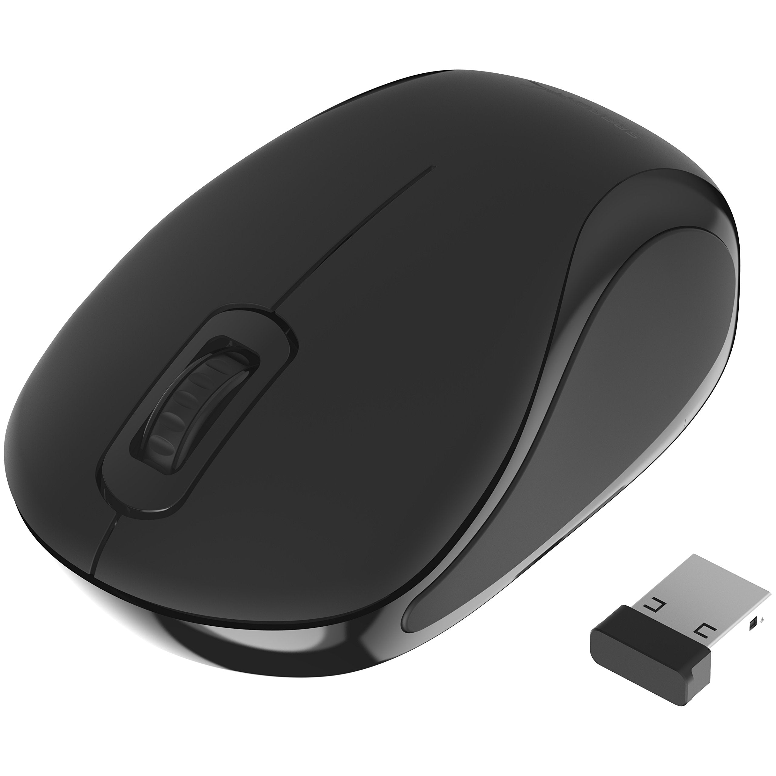 SABRENT Mini Travel 2.4GHz Wireless Mouse with Nano Receiver (MS WSML)