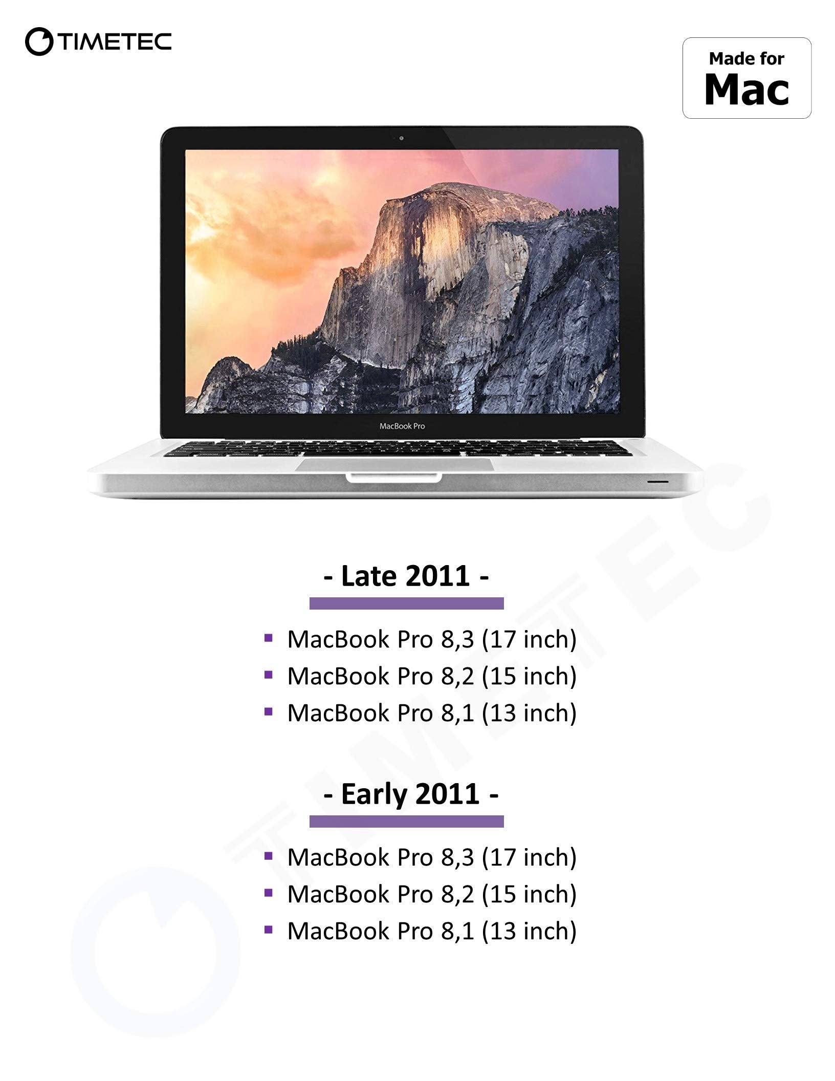 Timetec 16Gb Kit(2X8Gb) Compatible For Apple Ddr3 1333Mhz Pc3 10600 Cl9 For Mac Book Pro (Early/Late 2011 13/15/17 Inch), Imac(Mid 2010, Mid/Late 2011 21.5/27 Inch), Mac Mini(Mid 2011) Mac Ram Upgrade