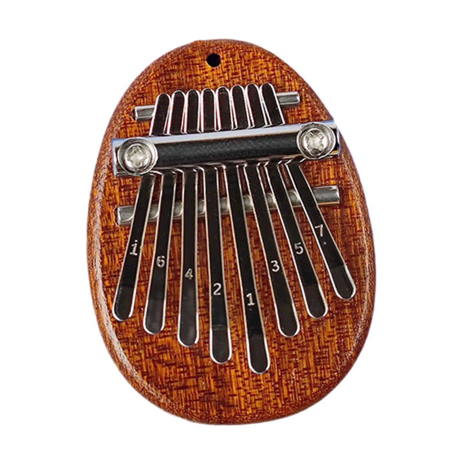 Urjix Beginner Finger Instrument Mini Thumb Piano 8 Keys For Ornaments Music Lover Water