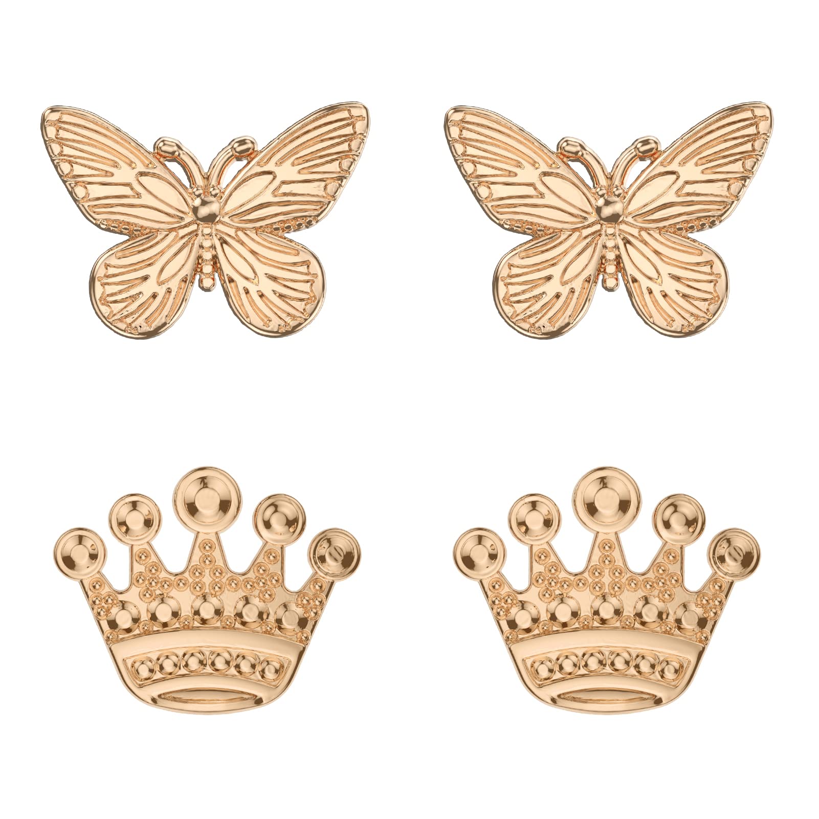 2 Pairs Watch Band Charms Compatible With Apple Watch Band 38Mm 40Mm 41Mm 42Mm 44Mm 45Mm 46Mm 49Mm Women, Stylish Metal Designer