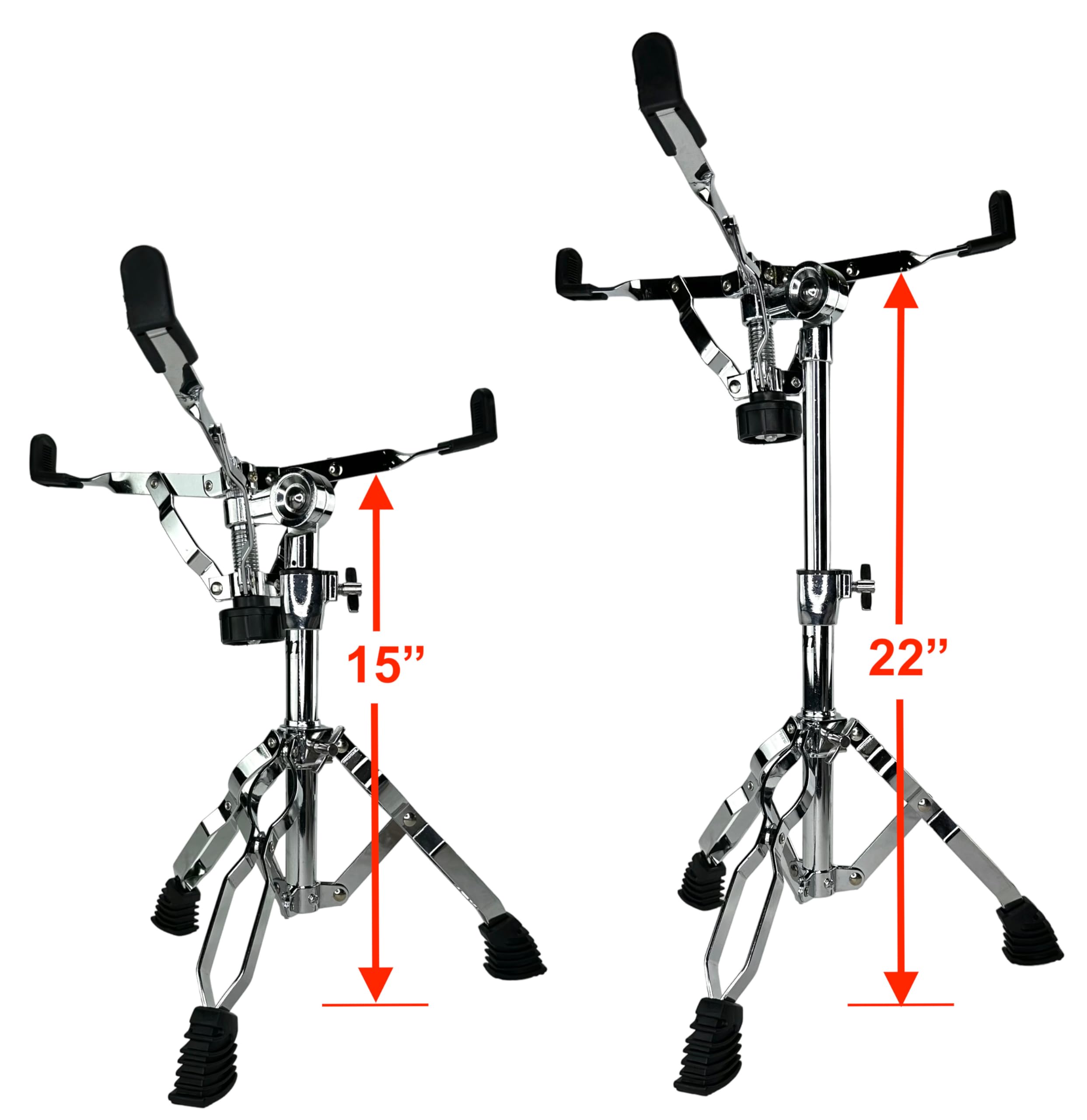 Snare Drum Stand Double Braced Percussion Drummer Gear Heavy Duty