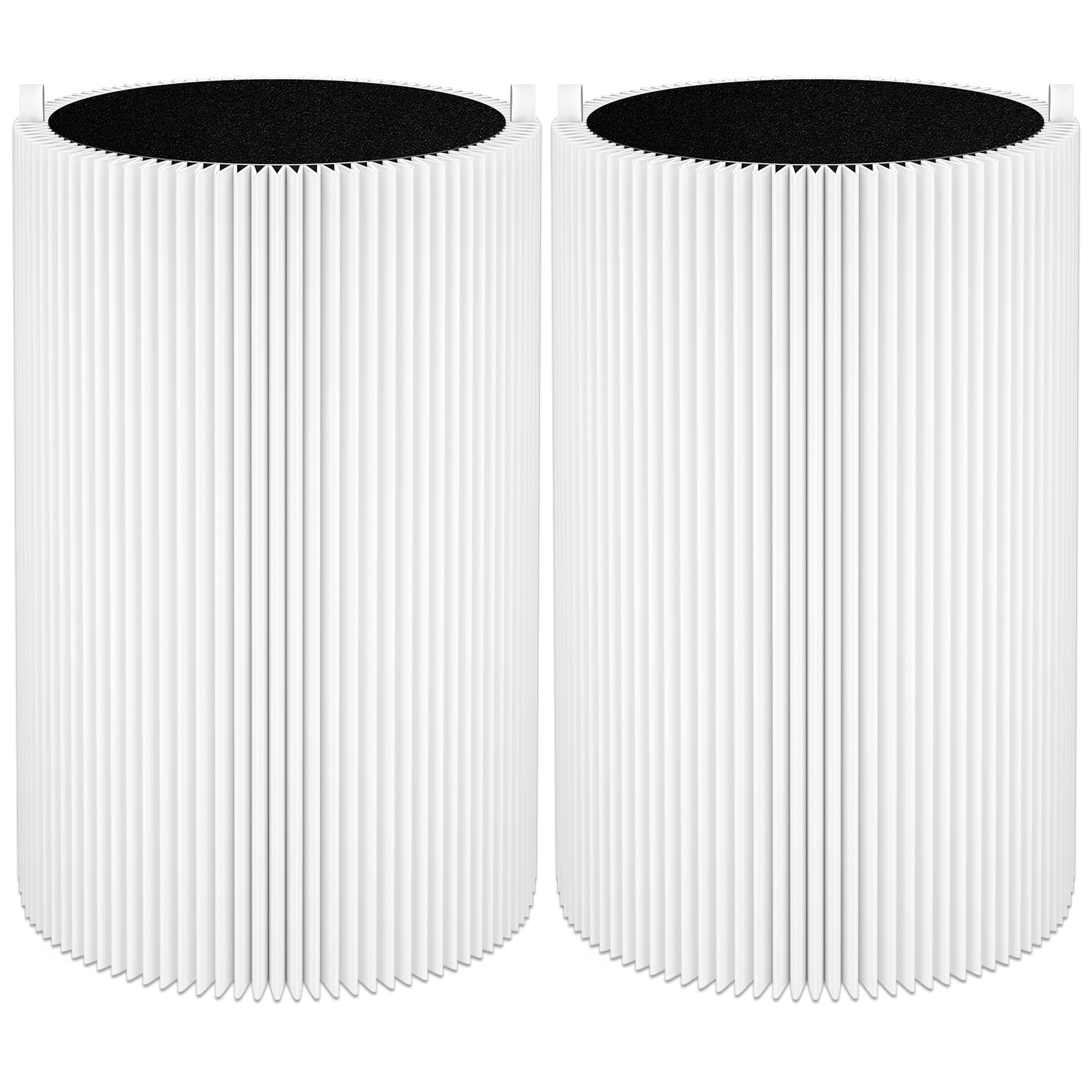 2 Pack Blue Pure 411 Filter Replacement Compatible With Blueair Blue Pure 411 Genuine, 411+, 411 Auto And Mini Air Purifiers, H1