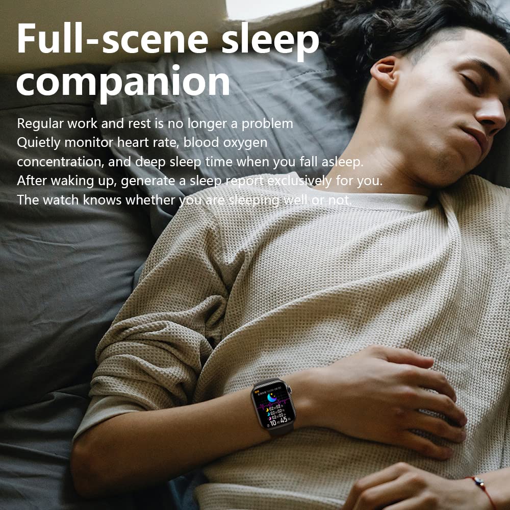 321Ou Smart Watch For Men Women Compatible Android Phones, Bluetooth Smartwatch 2.09 Touchscreen Fiteness Tracker With Sport Mod