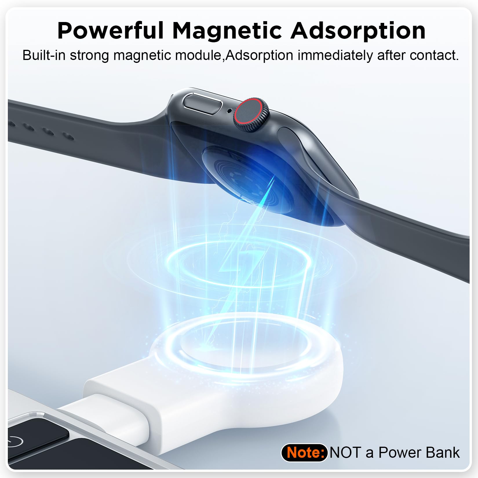 ???????? ?????????????? For Apple Watch Charger,Magnetic Portable Iwatch Charger Usb C&Usb A Fast Wireless Charging Travel Watch