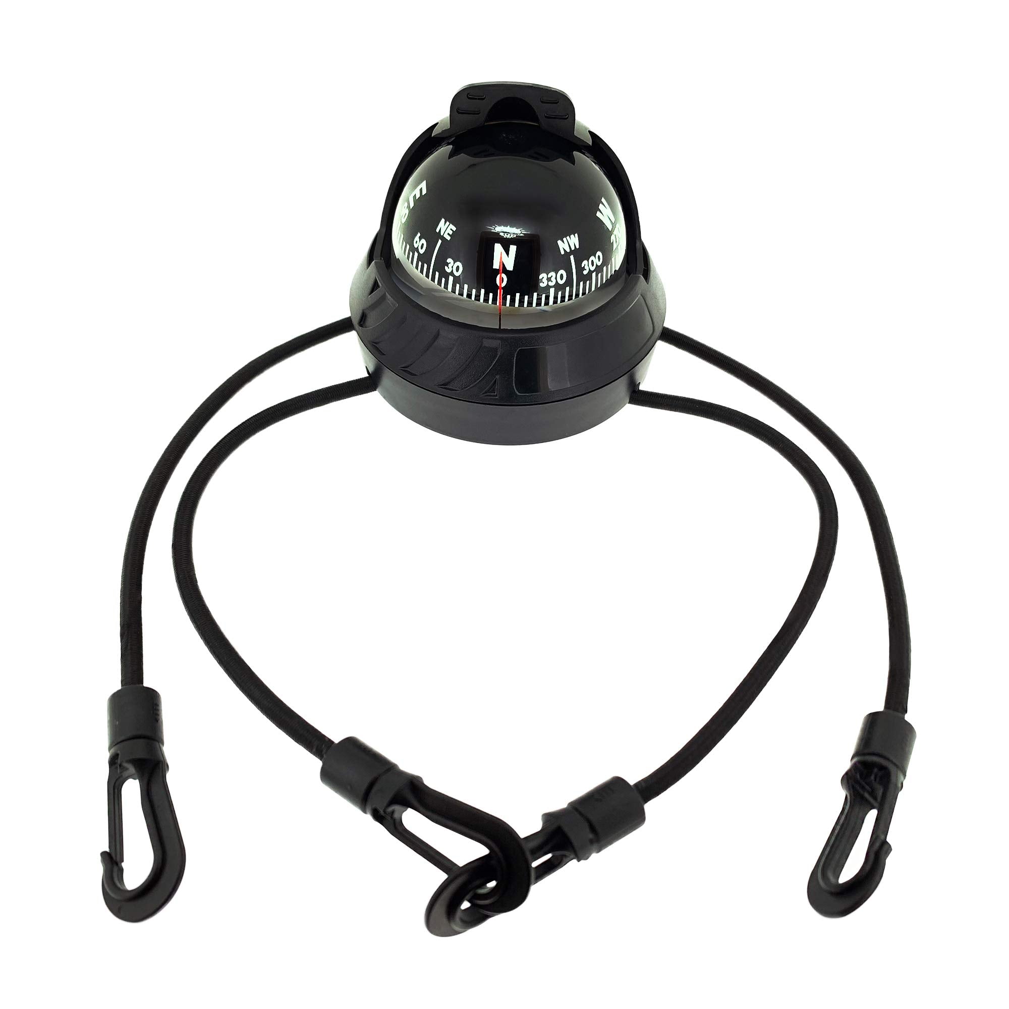 Sun Company Seaturtl Kayak Compass   Full Size Mountable Marine Compass With Adjustable Hood