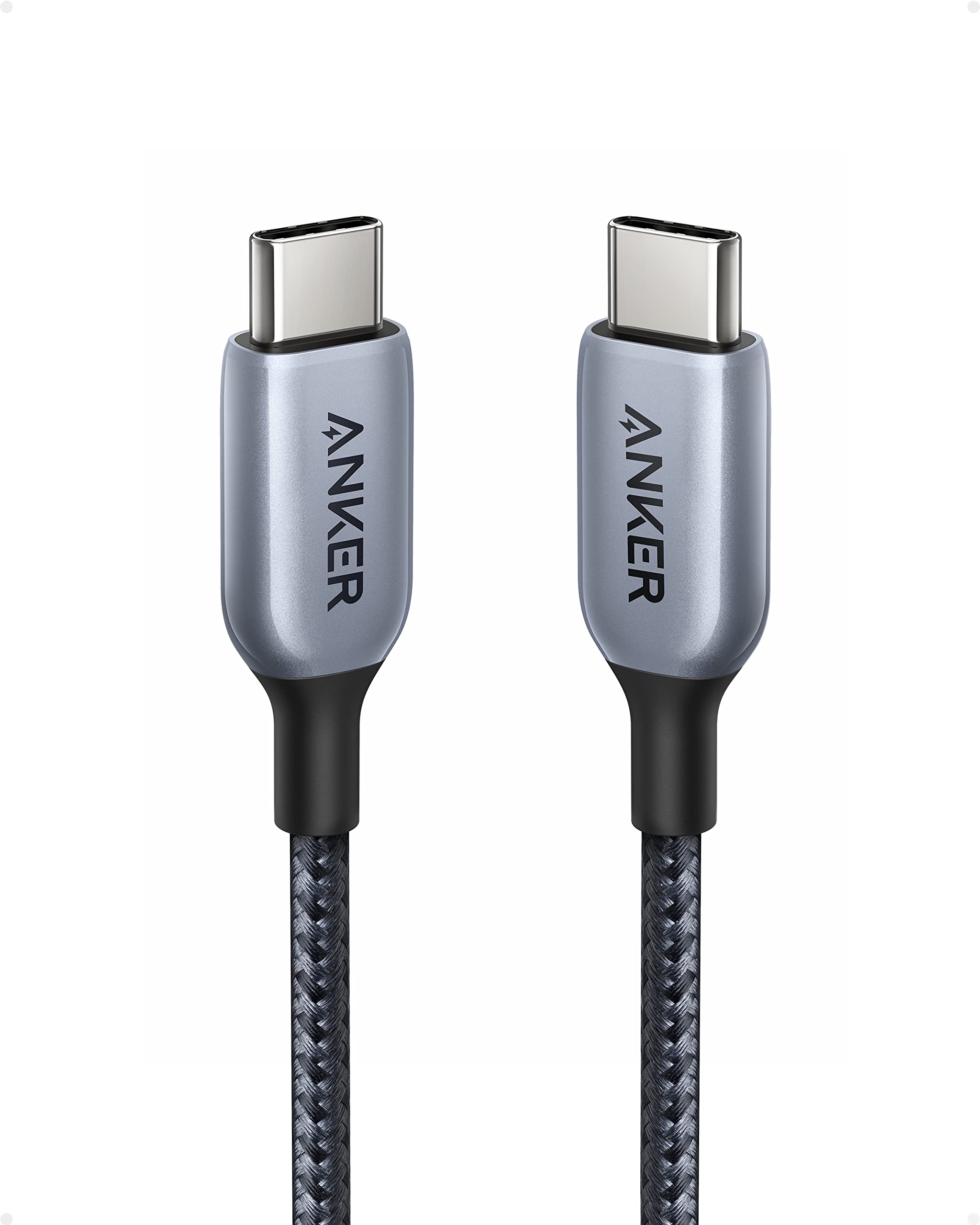 Anker 765 Usb C To Usb C Cable (240W 3Ft Nylon), Fast Charging Cable For Iphone 15 Series, Macbook Pro 2021, Ipad Pro,Samsung Ga