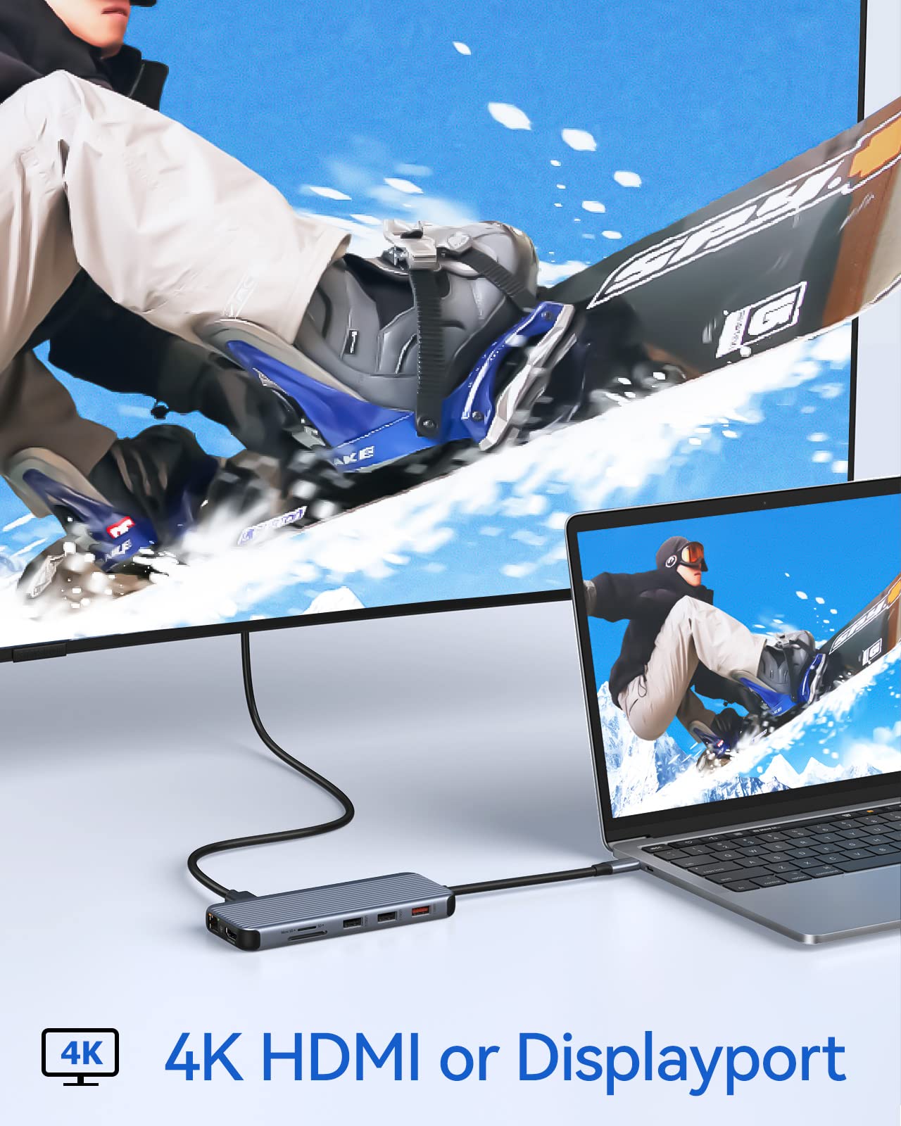 Usb C To Dual Displayport 4K Docking Station Adapter, 12-In-1 Lionwei 10Gbps Usb C Hub Dock With 2 Dp, Hdmi, Usb 3.1, Ethernet P