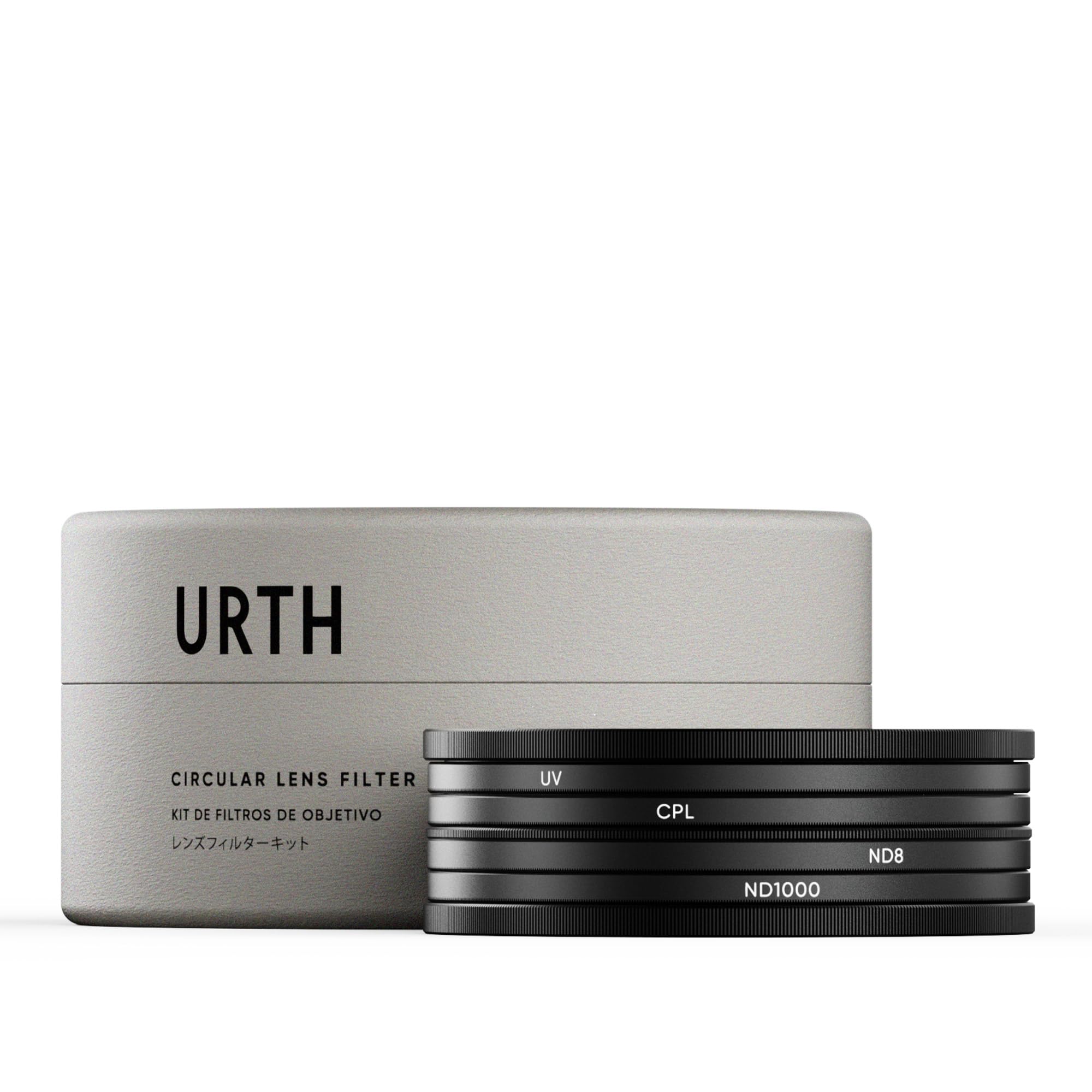 Urth 82Mm 4 In 1 Lens Filter Kit (Plus+)   Uv, Cpl, Neutral Density Nd8, Nd1000, Multi Coated Optical Glass, Ultra Slim Camera L