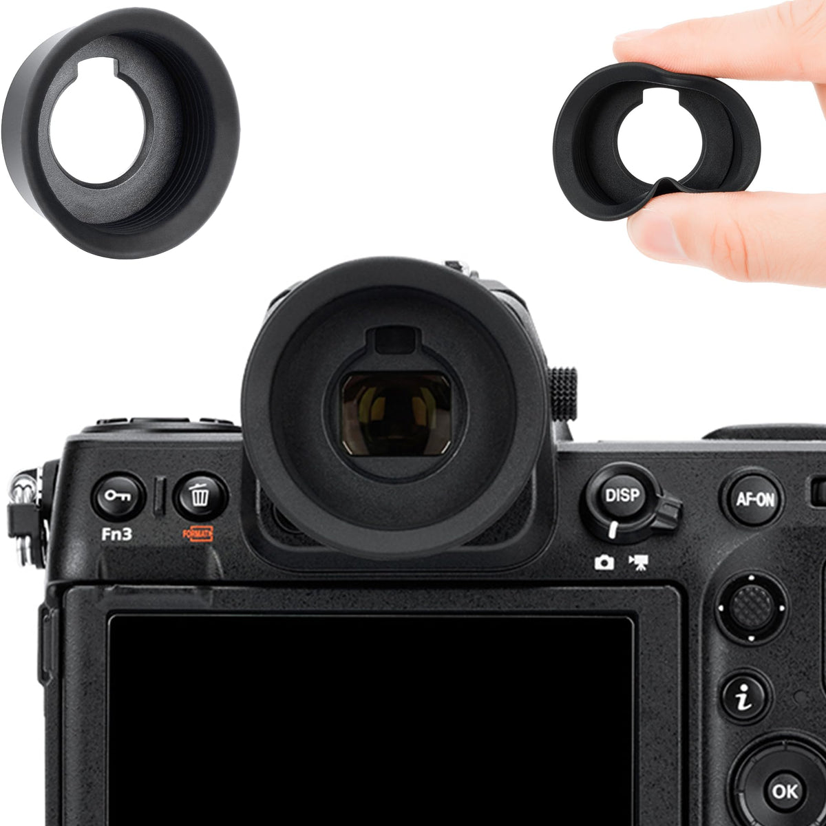 Extended Z9 Z8 Zf Dk 33 Eyecup Eyepiece, 2024 New Round Shape Soft Silicon Camera Eye Cup Viewfinder Deeper Eyeshade Special Des