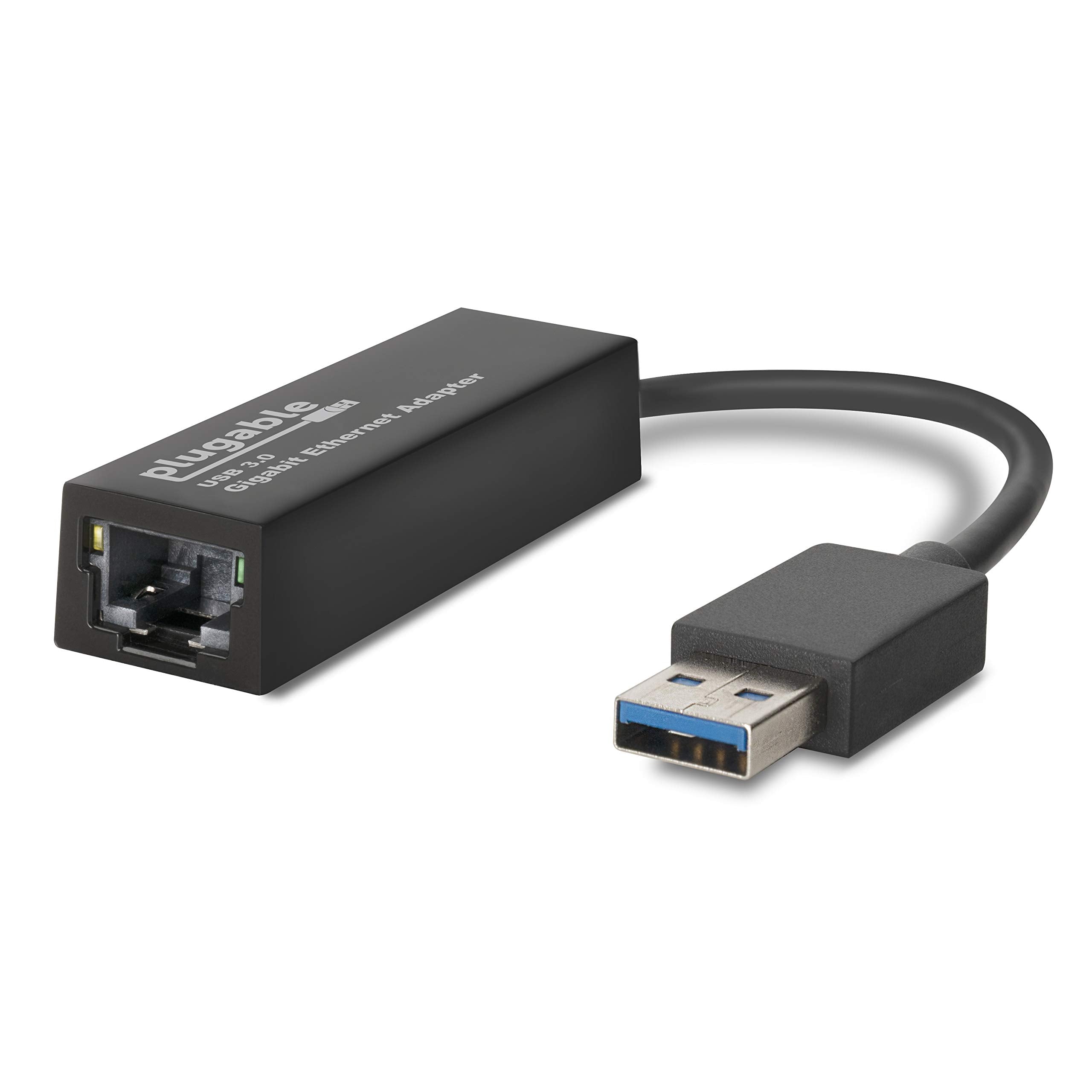 Plugable Usb To Ethernet Adapter, Usb 3.0 To Gigabit Ethernet, Supports Windows 11, 10, 8.1, 7, Xp, Linux, Chrome Os