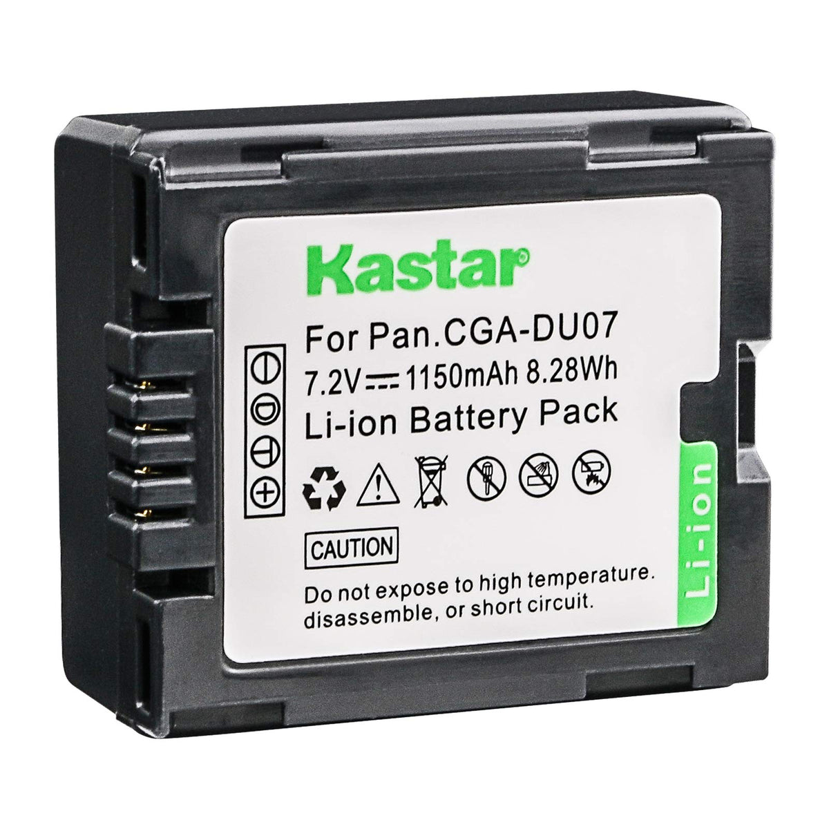Kastar Camcorder Battery Replacement For Panasonic Cgr Du06 Cga Du06 Cgr Du07 Cga Du07 Cgr Du14 Cga Du14 Cgr Du21 Cga Du21 And H