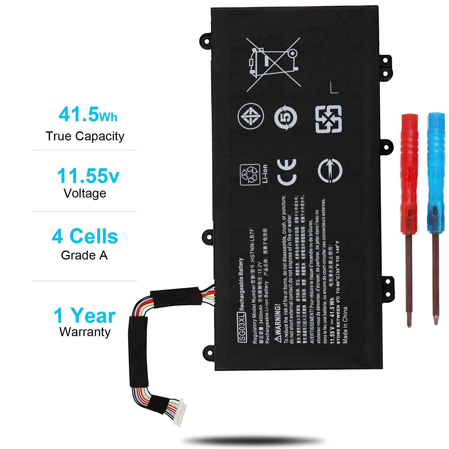 Sg03Xl 849048 421 Battery For Hp Envy M7 U109Dx M7 U009Dx 17T U000 17 U011Nr 17 U110Nr 17 U163Cl 17 U177Cl 849314 850 849315 850