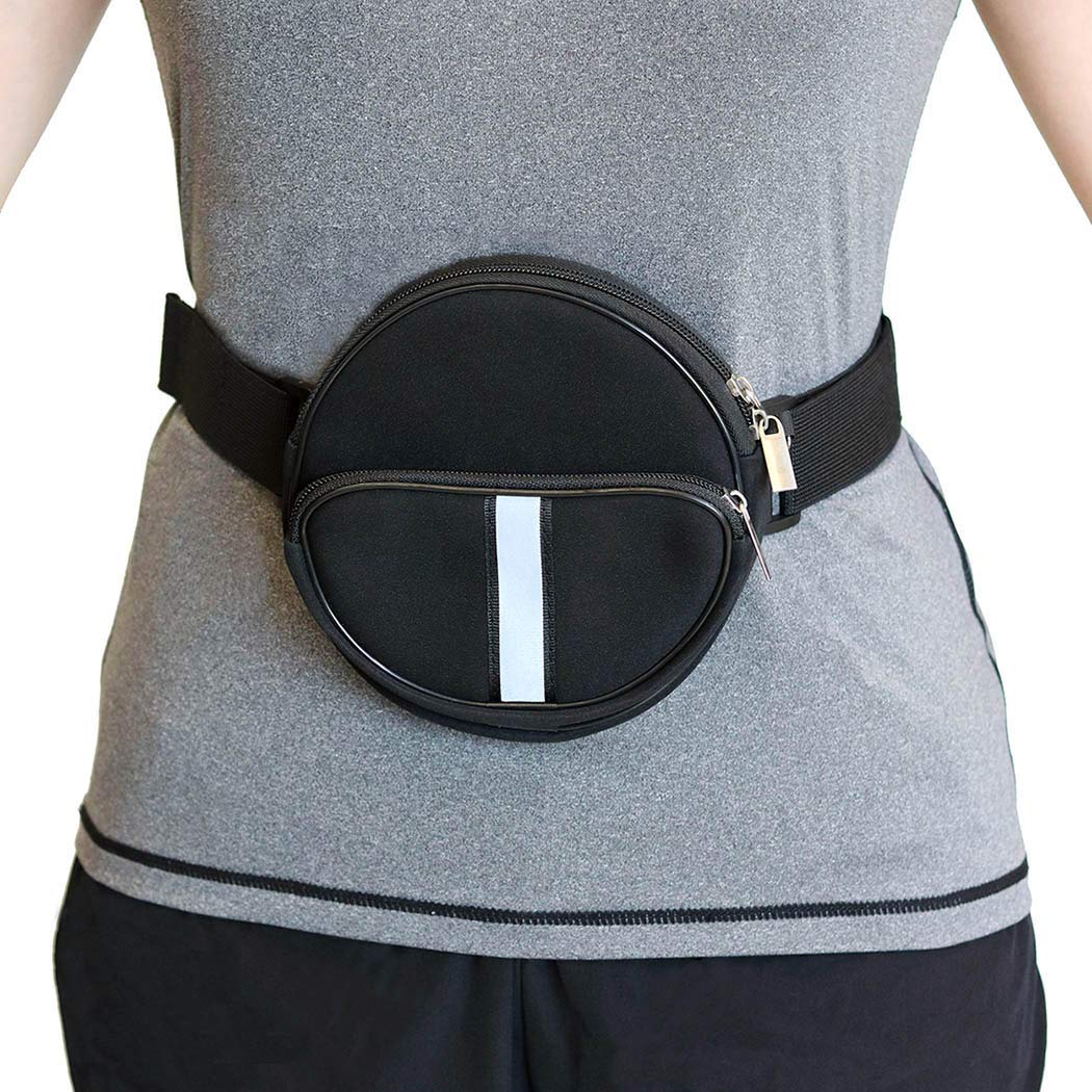 Portable Cd Player Holder With Cd Case, Water Resistant Fanny Pack With Wrist Strap For Women & Men (6.5Inch).