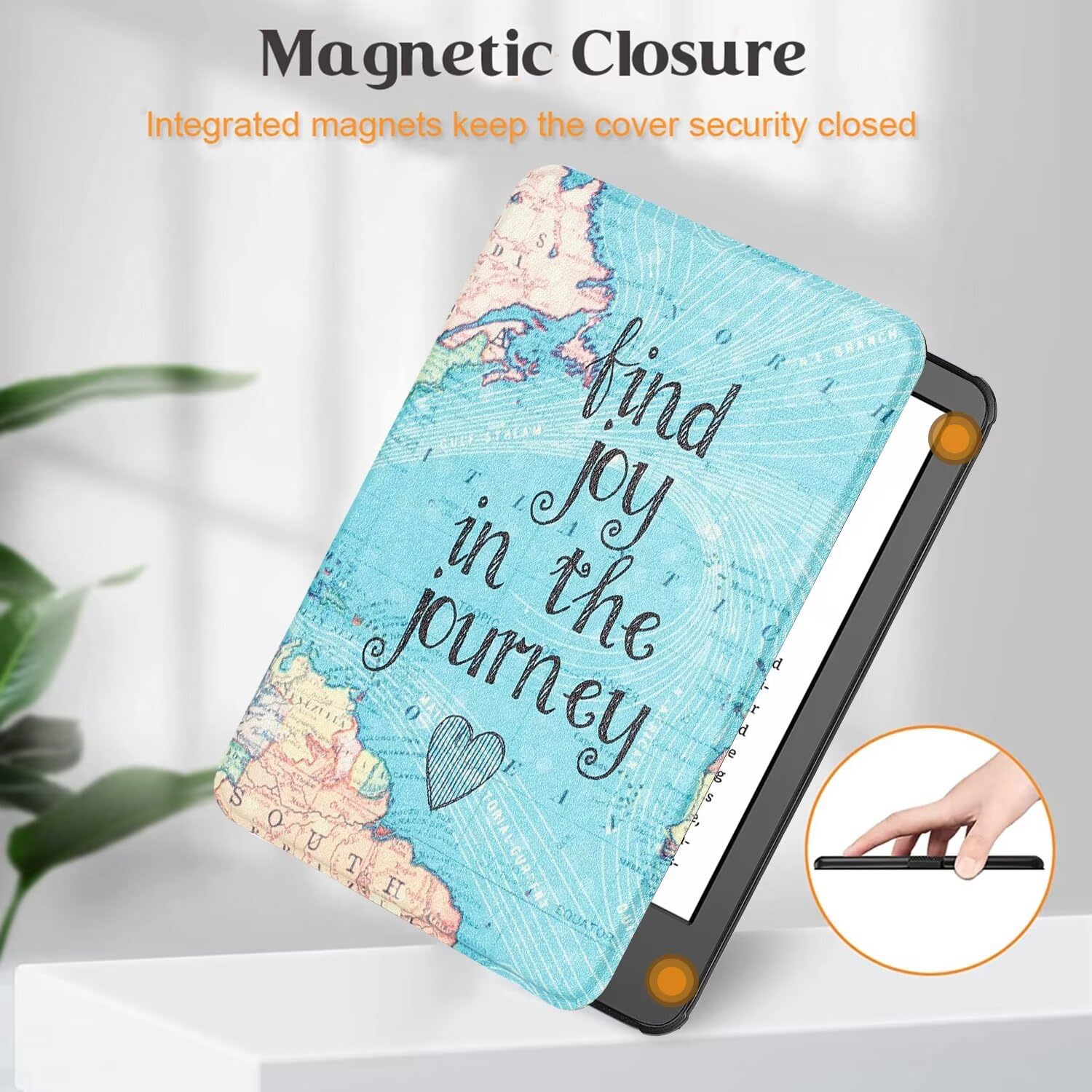 Monsdirect Fit For Kindle Paperwhite 5Th/6Th/7Th Generation Case 6'' (Fits All 2012, 2013, 2015 And 2016 Versions), Hand Strap S