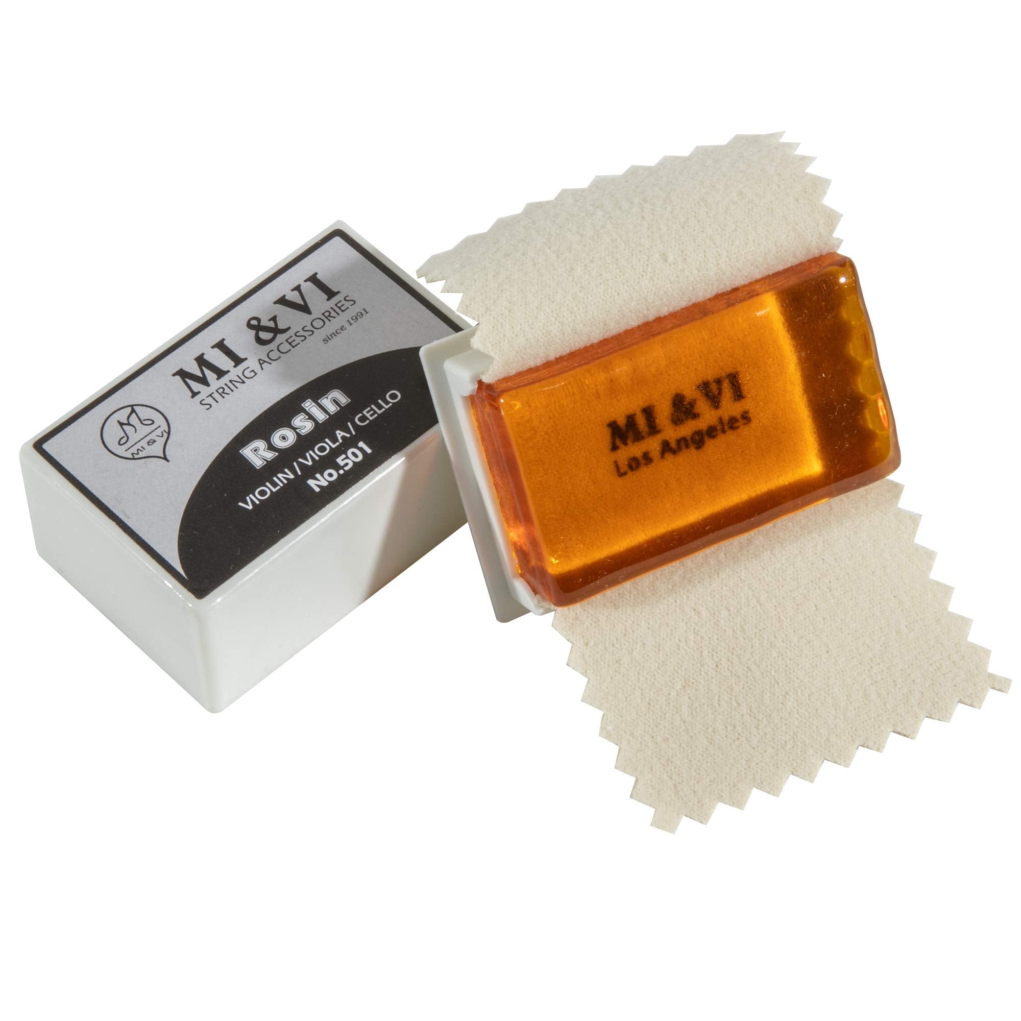 MI&VI Light Rosin - All Natural, Medium - Rosin For Violin - Viola - Cello