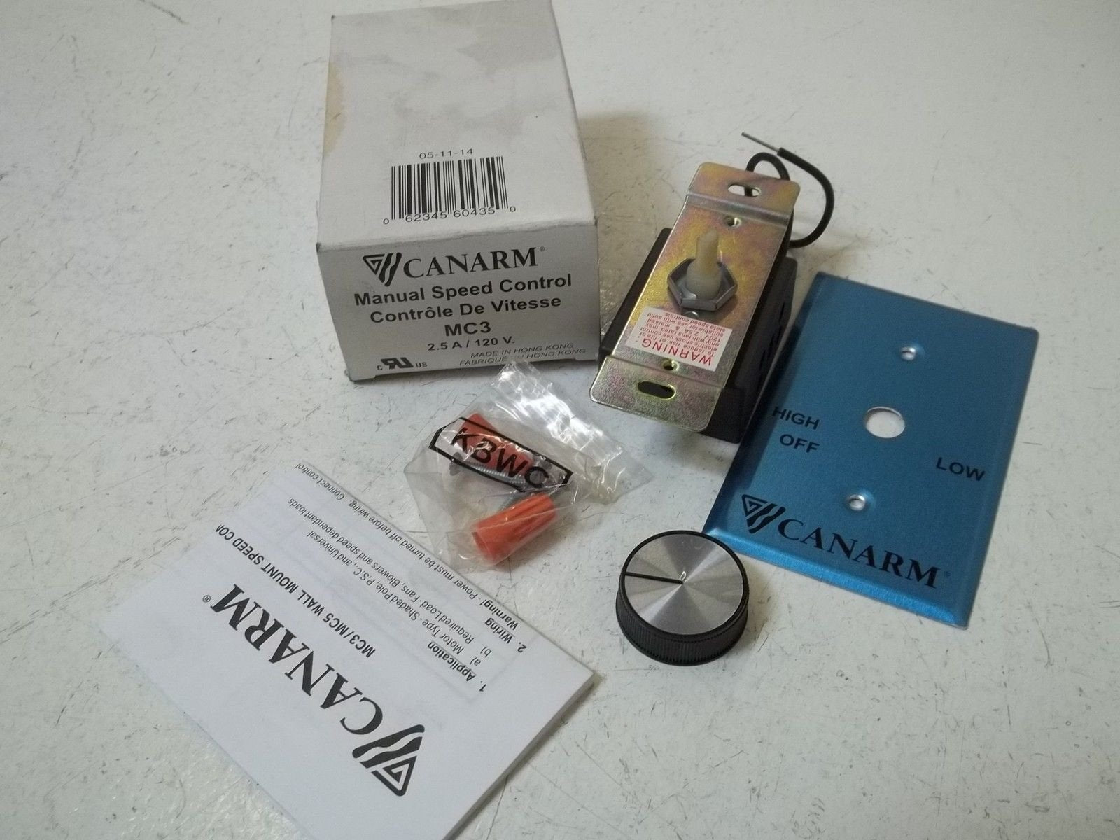 Canarm Mc3 Speed Control