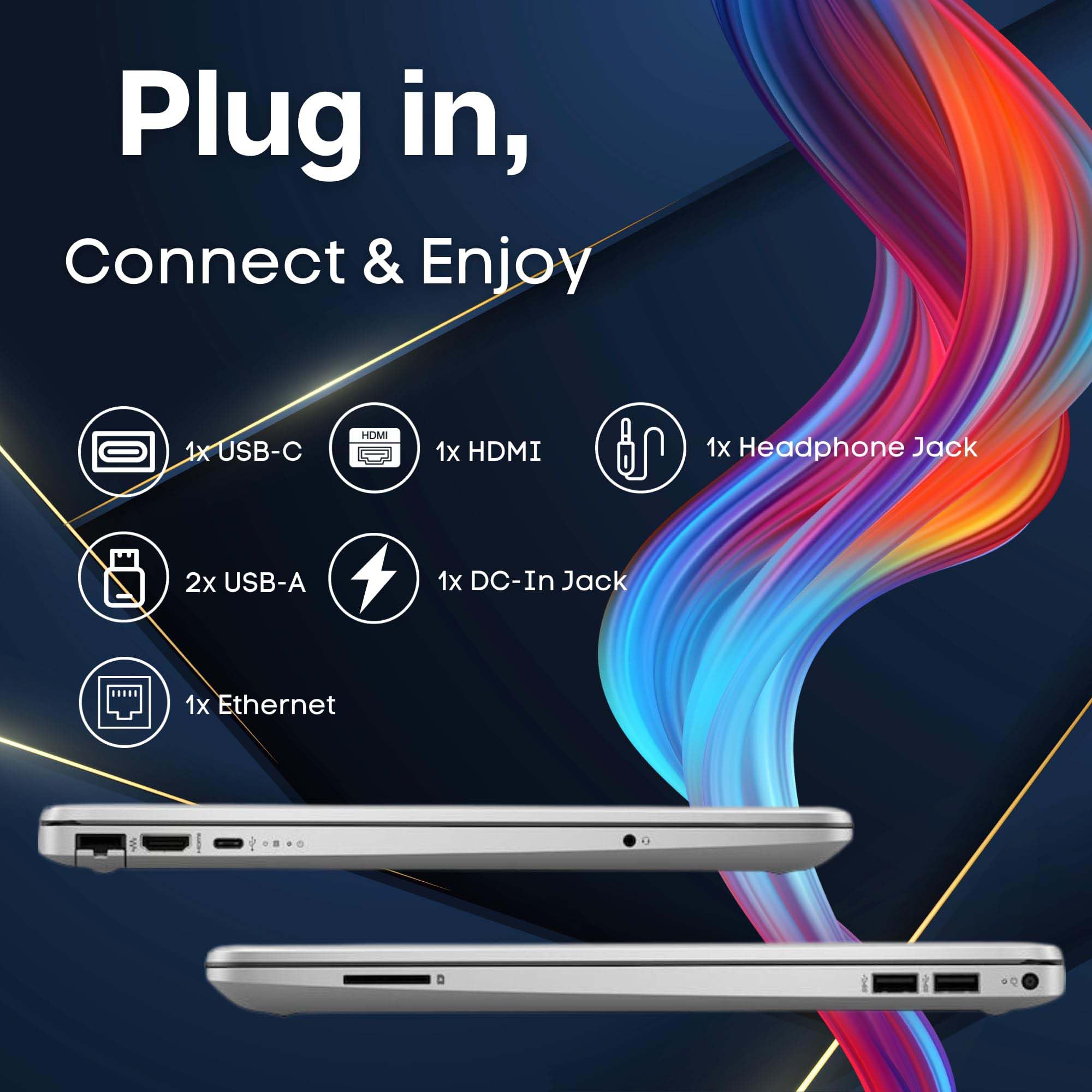 Hp 250 G9 Laptop | 15.6'' Fhd Display | Intel Celeron N4500 | School & Business Laptop | Integrated Intel Uhd Graphics | Long Ba