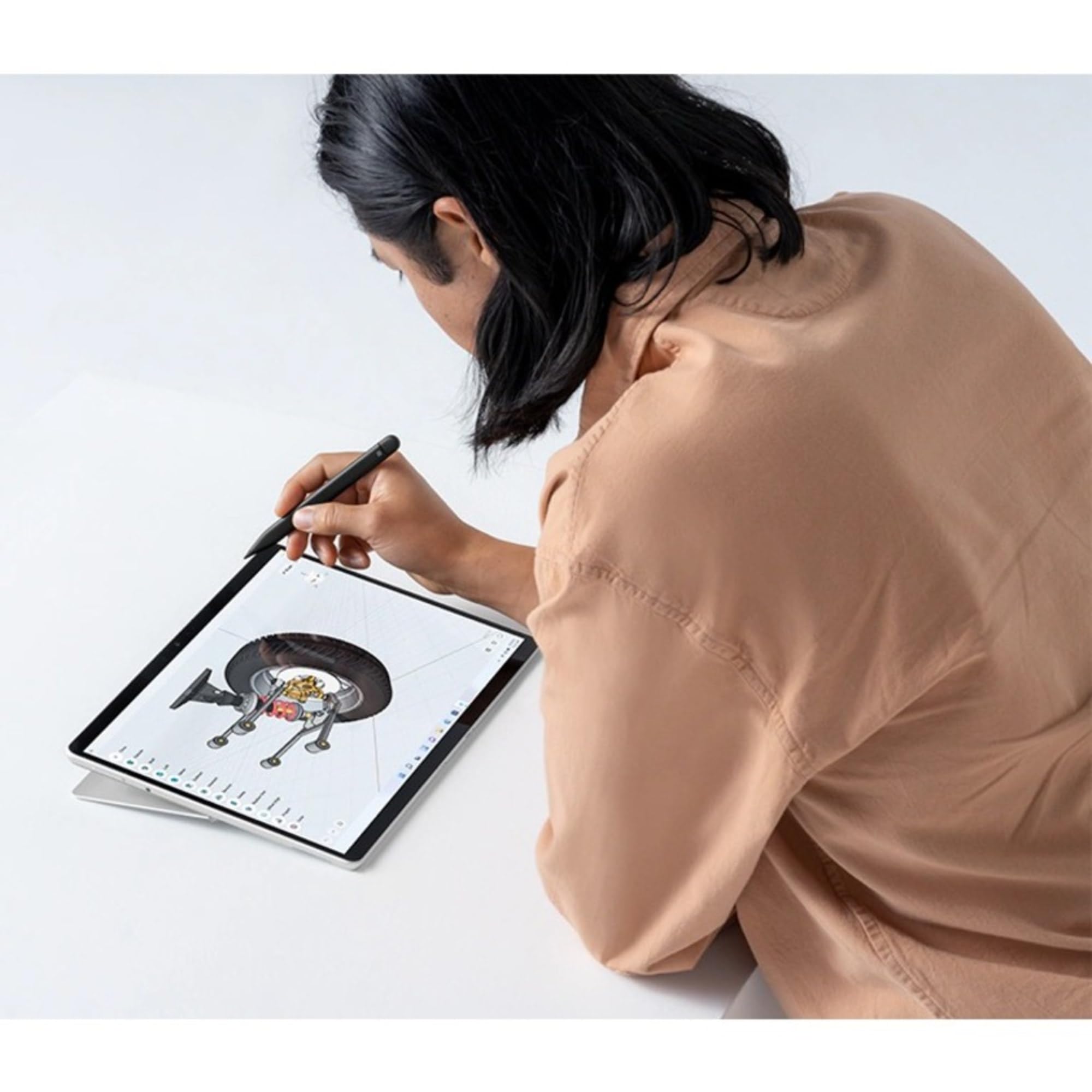 Microsoft Surface Slim Pen 2 Matte Black - Bluetooth 5.0 Connectivity - 4,096 Points Of Pressure Sensitivity - Create In Real Ti