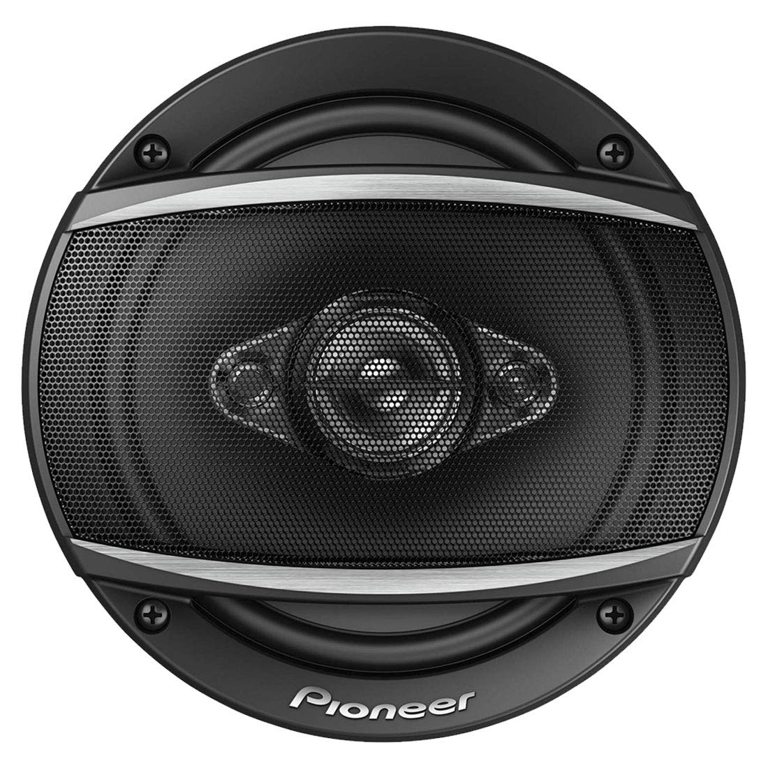 Pioneer TS-A1680F, 4-Way Car Audio Speakers, Full Range, Clear Sound Quality, Easy Installation and Enhanced Bass Response, 6-1/