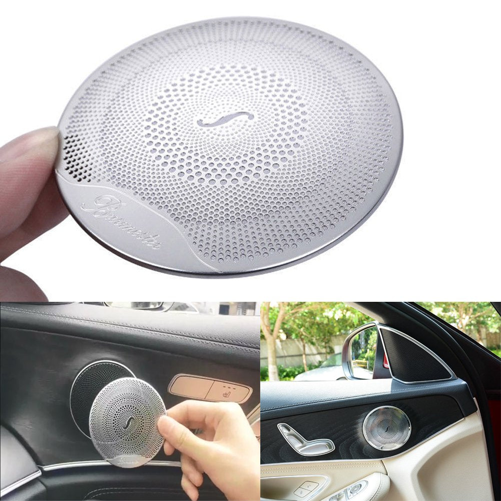Lanyun Door Speaker Audio Player Cover Trim Compatible With Mercedes Benz For 2015 2019 W205 C Class C250 C300 C350 C400 C63, X2