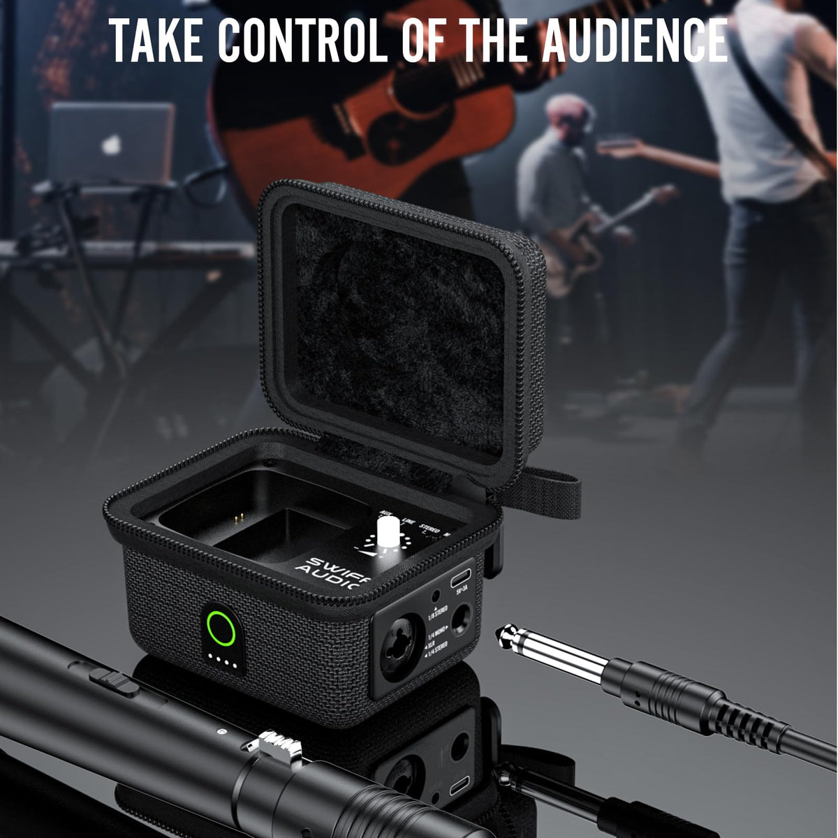 Wireless In Ear Monitor System, 5.8GHz Stereo In-Ear Monitoring System ...