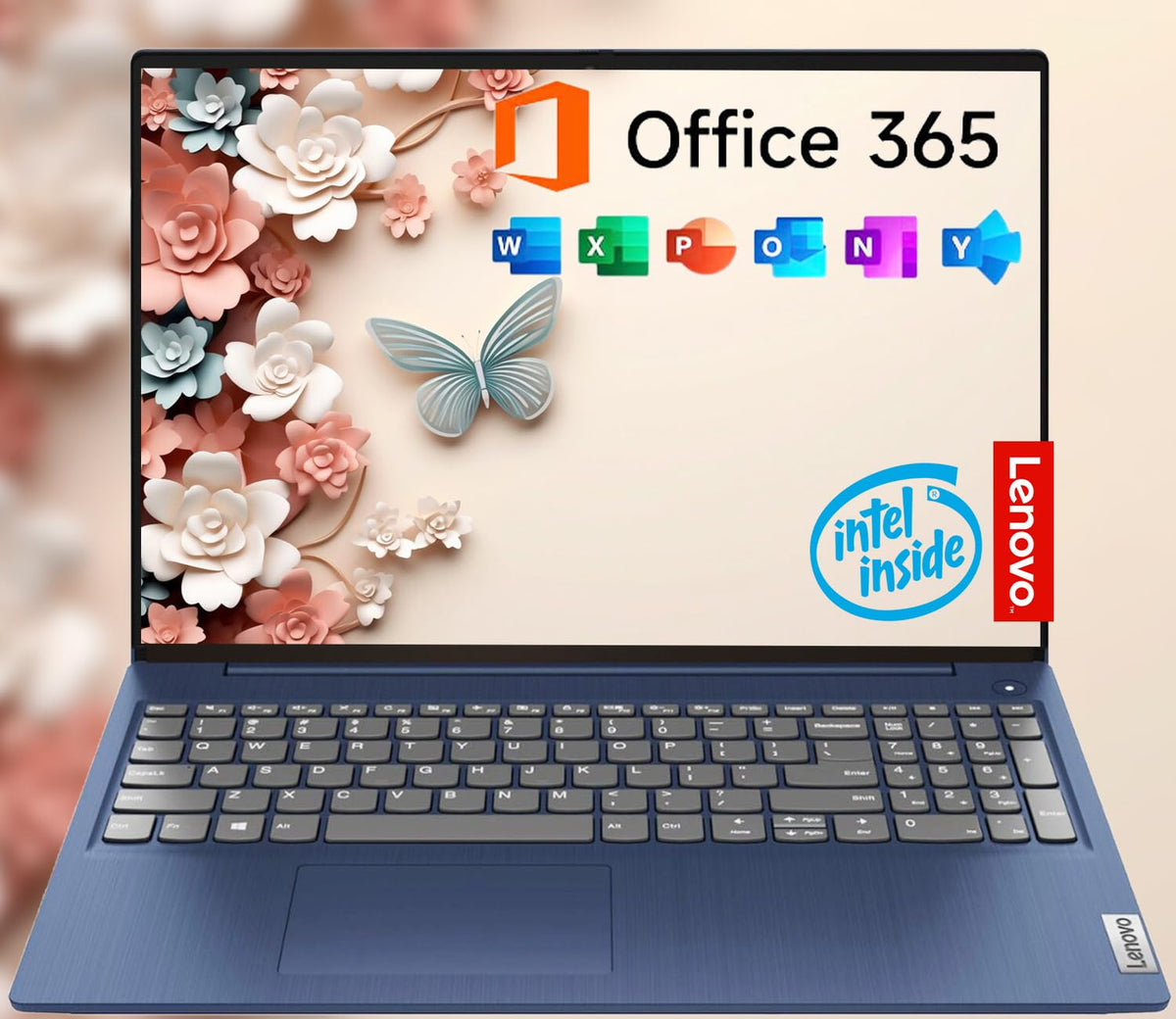 Lenovo 15.6'' Ideapad 1 Laptop | 8Gb Ram | Dual Storage: 256Gb Ssd + 128Gb Emmc | Wi-Fi 6 | Usb-C | 1-Year Microsoft Office 365 