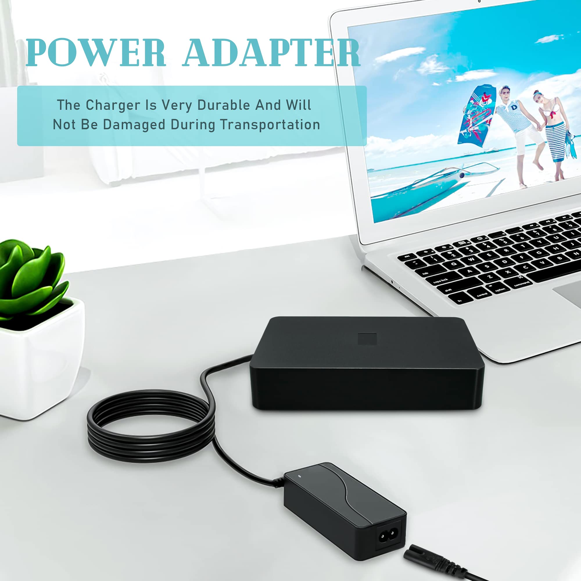 Sllea Ac Adapter For Wd Elements 500Gb Wd5000C035 000 External Hard Drive Power Supply
