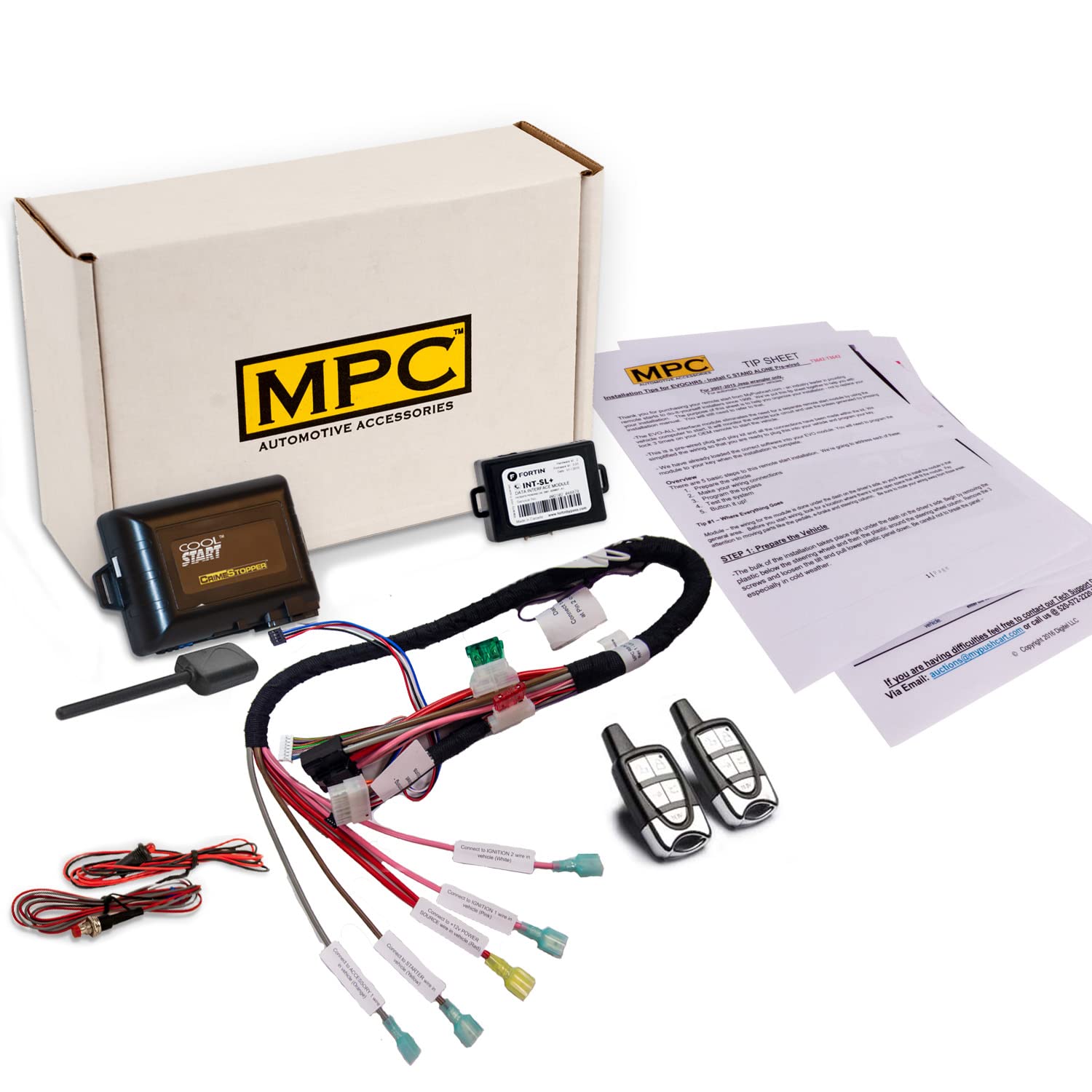 Mpc Complete Remote Start Kit And Keyless Entry For 2002 2008 Gmc Envoy   Prewired To Simplify Installation