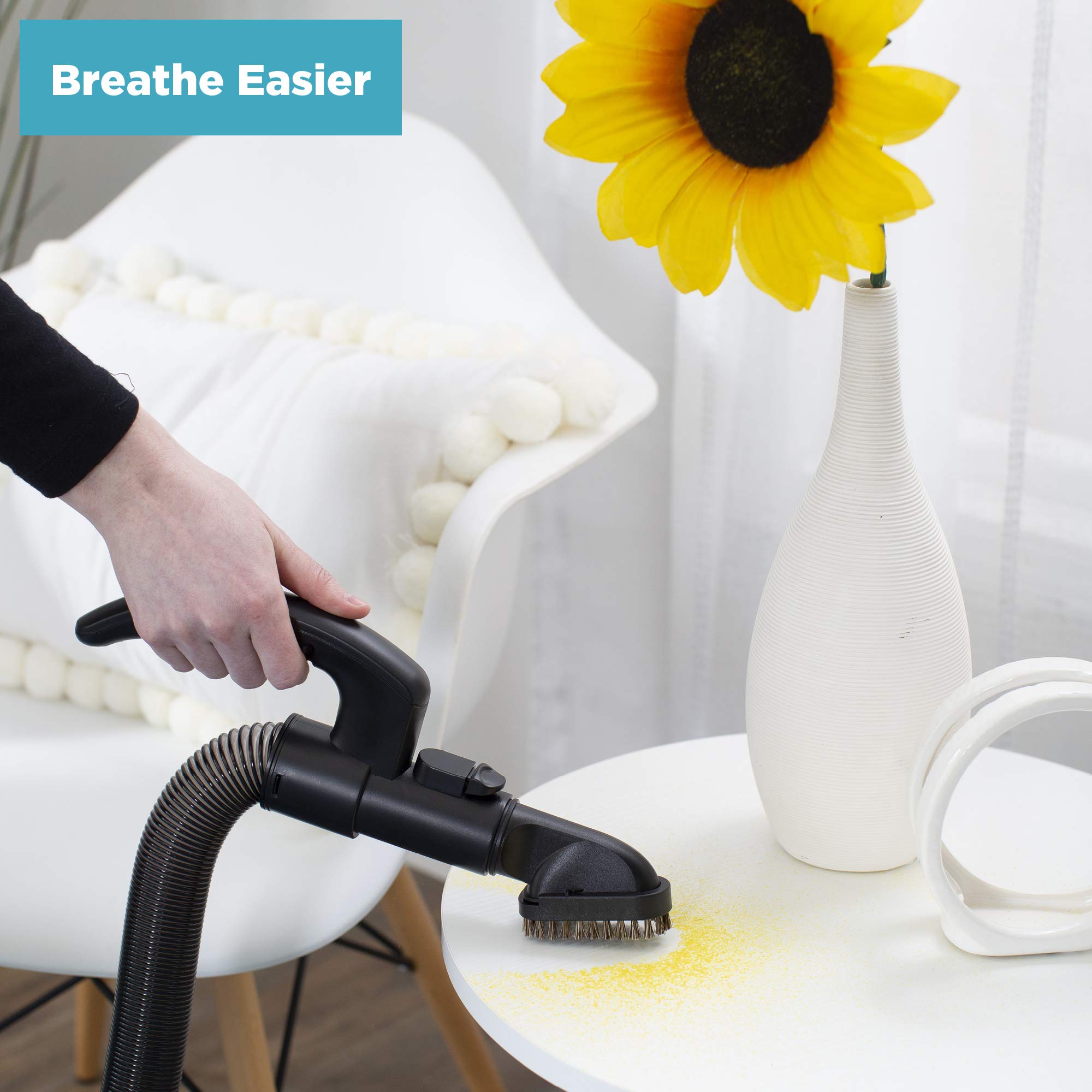 Simplicity Vacuums Allergy Bagged Vacuum Cleaner For Carpet And Hardwood, Multi Surface Upright Vacuum Cleaner With Certified He