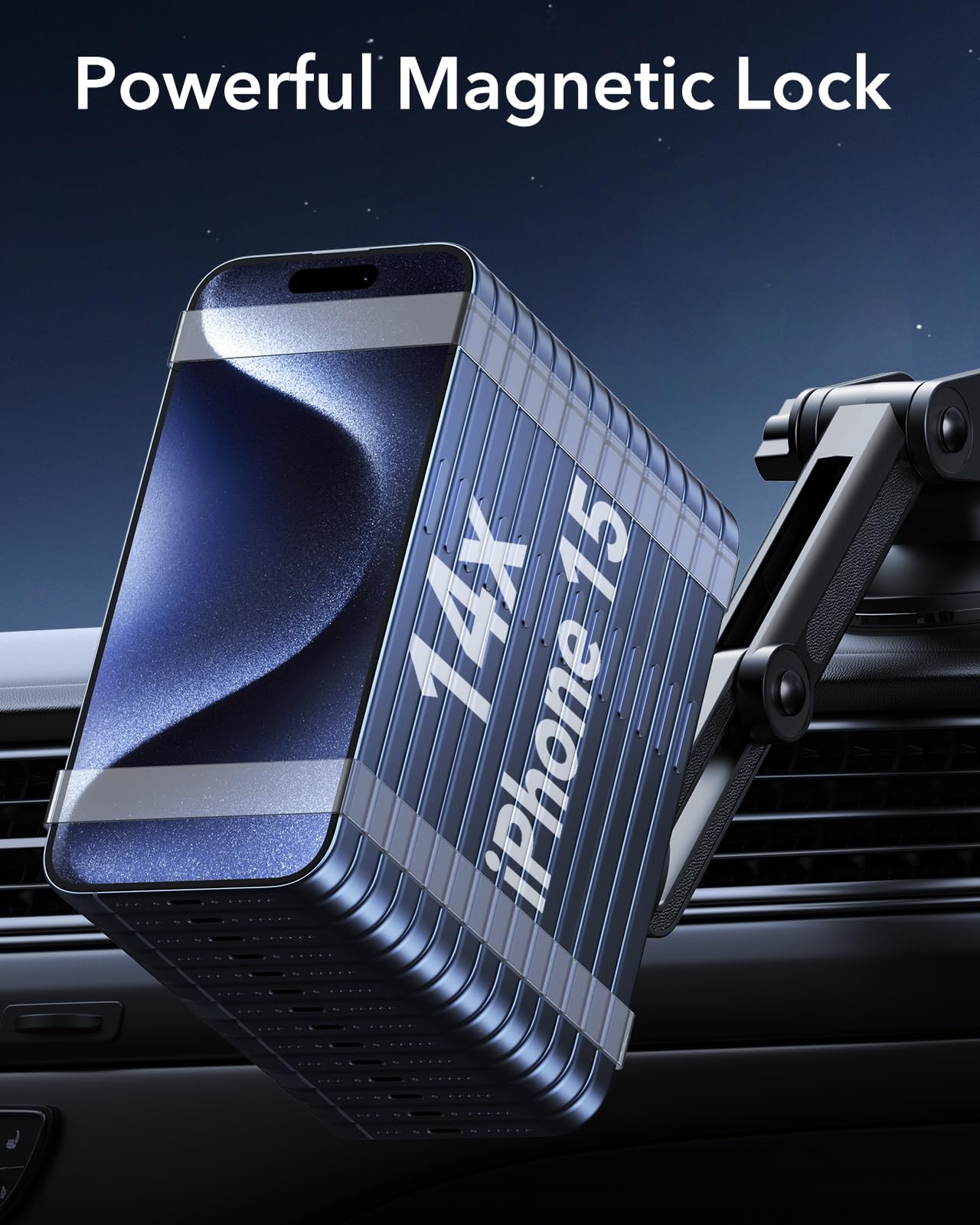 Esr Dashboard Magnetic Phone Holder For Car, For Magsafe Car Mount, Windshield Vacuum Car Mount For Iphone 17/16/16E/15/14/13/12