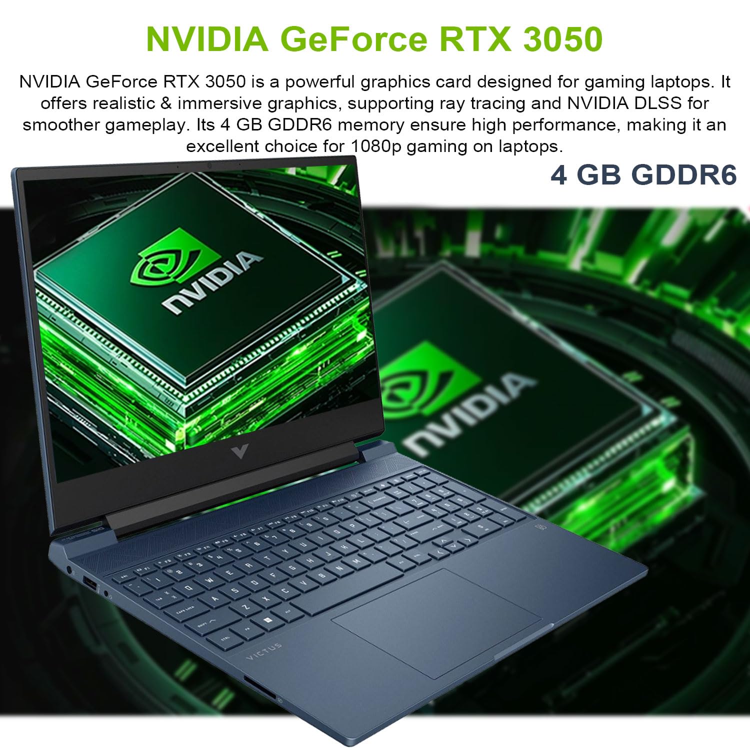 Hp Victus 15.6 I5 Gaming Laptop, 15.6 Fhd 1920*1080 144Hz, Intel Core I5-12450H, Nvidia Geforce Rtx 3050, 64Gb Ram, 4Tb Ssd, Bac