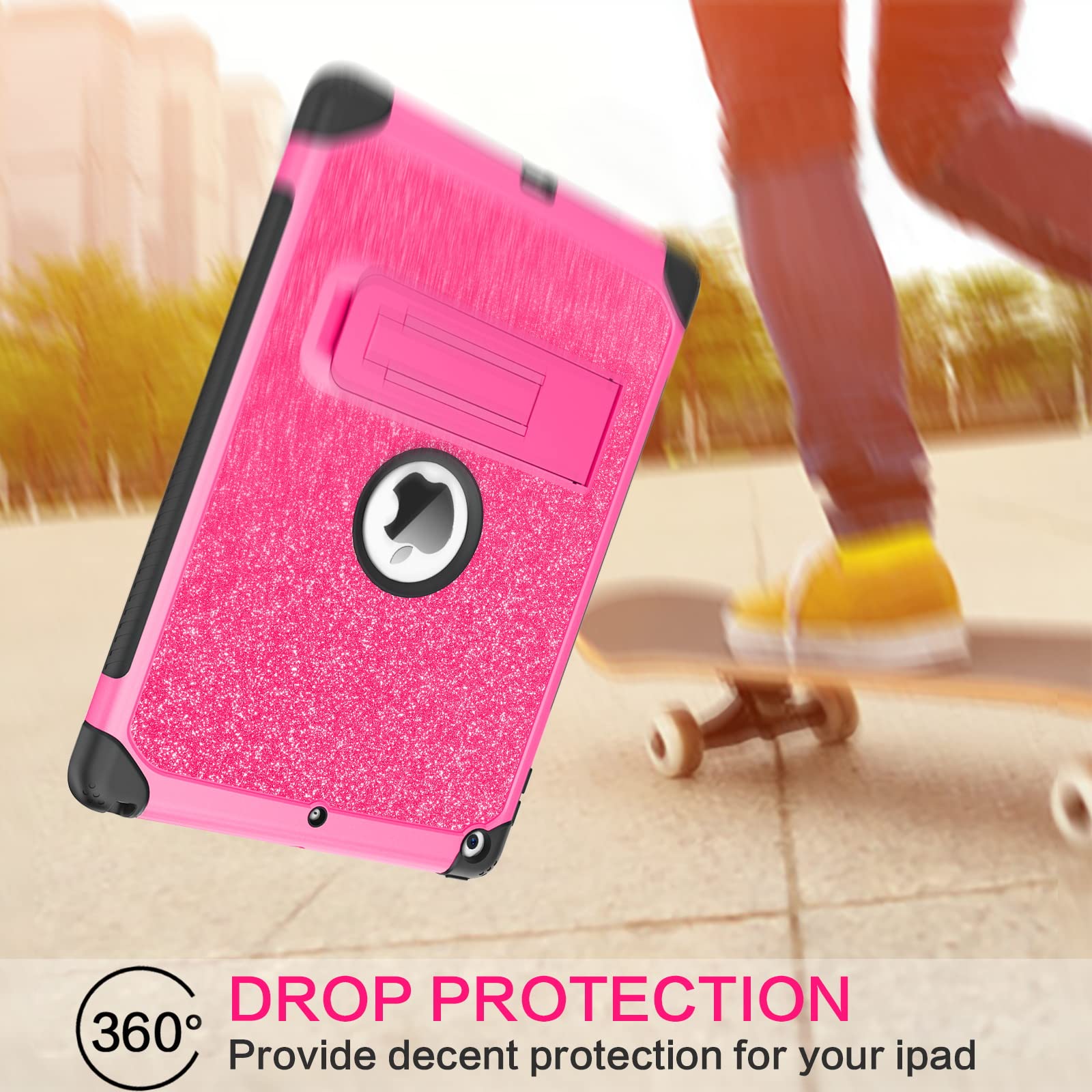 Bentoben For Ipad 9Th Generation Case, Ipad 8Th Generation Case, Ipad 7Th Generation Case, Ipad 10.2 2021/2020/2019 Case, Glitte