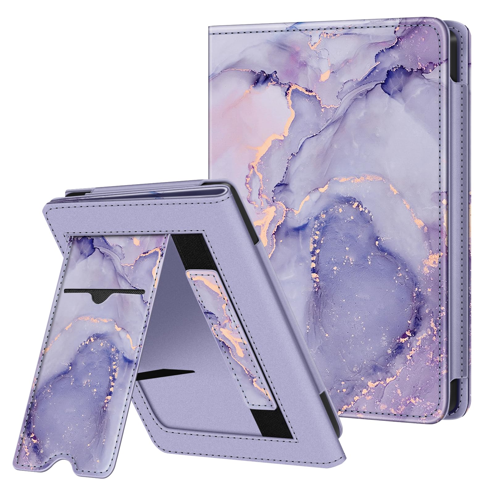 Fintie Stand Case for 6 Kobo Clara Colour (2024) /Clara BW (2024) /2E (2022) eReader - Premium PU Leather Protective Cover Auto 